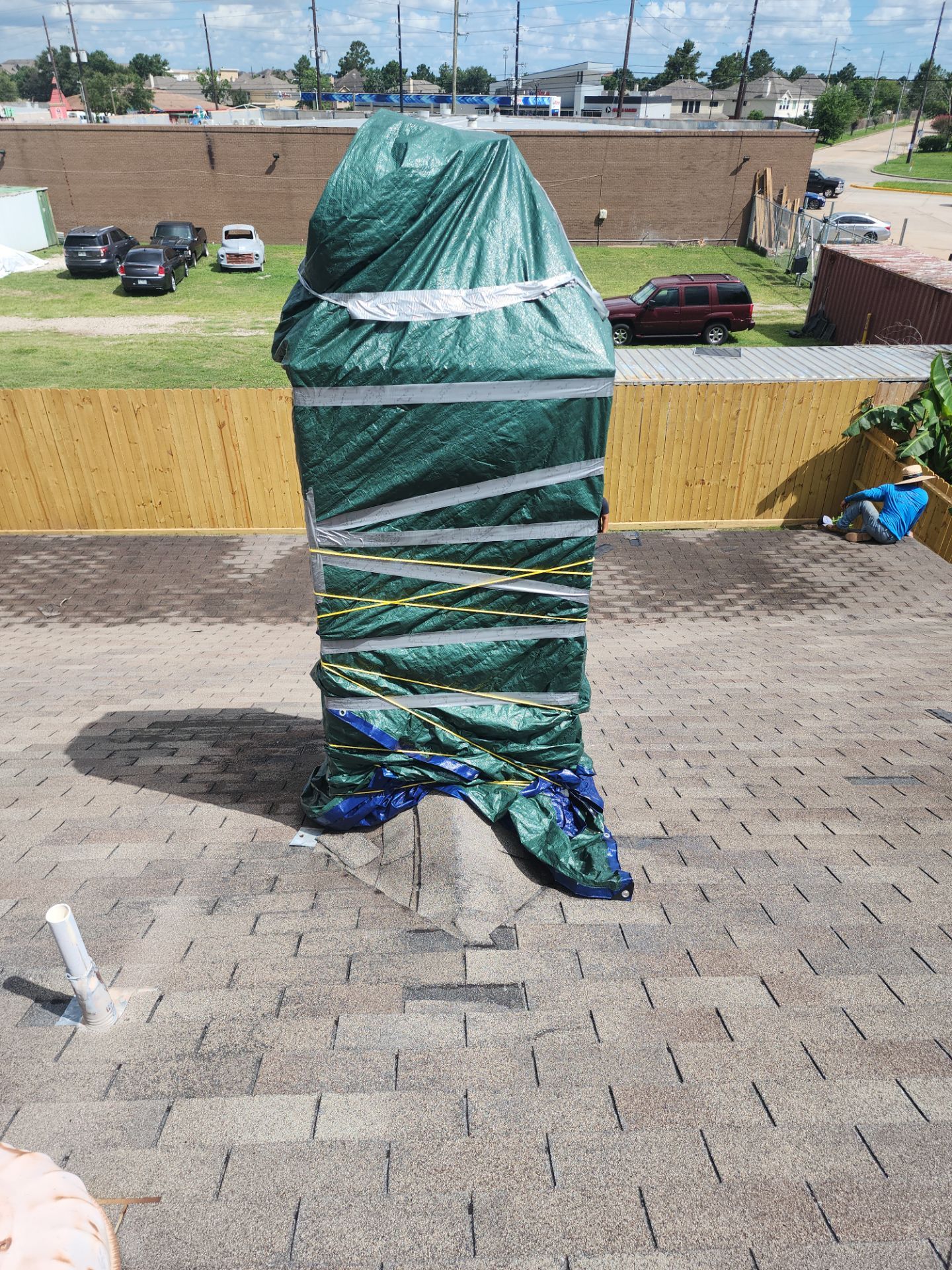 Residential Roofing Installation using Owen's Corning Duration (Lifetime) Shingles by Roof Repair Company