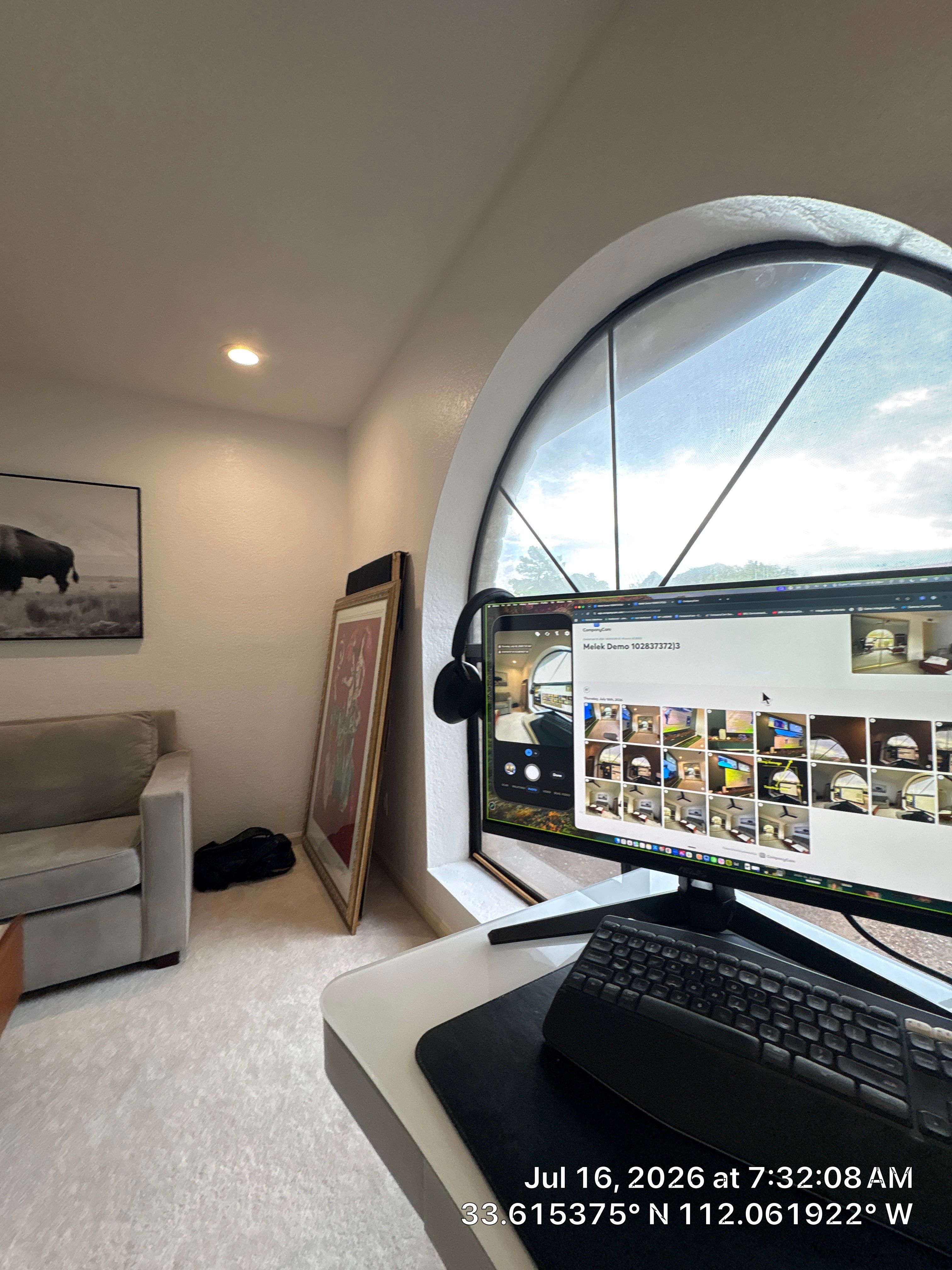 Modern Interior Renovation with Custom Accent Wall and Mirror Installation by CompanyCam Sales Demo