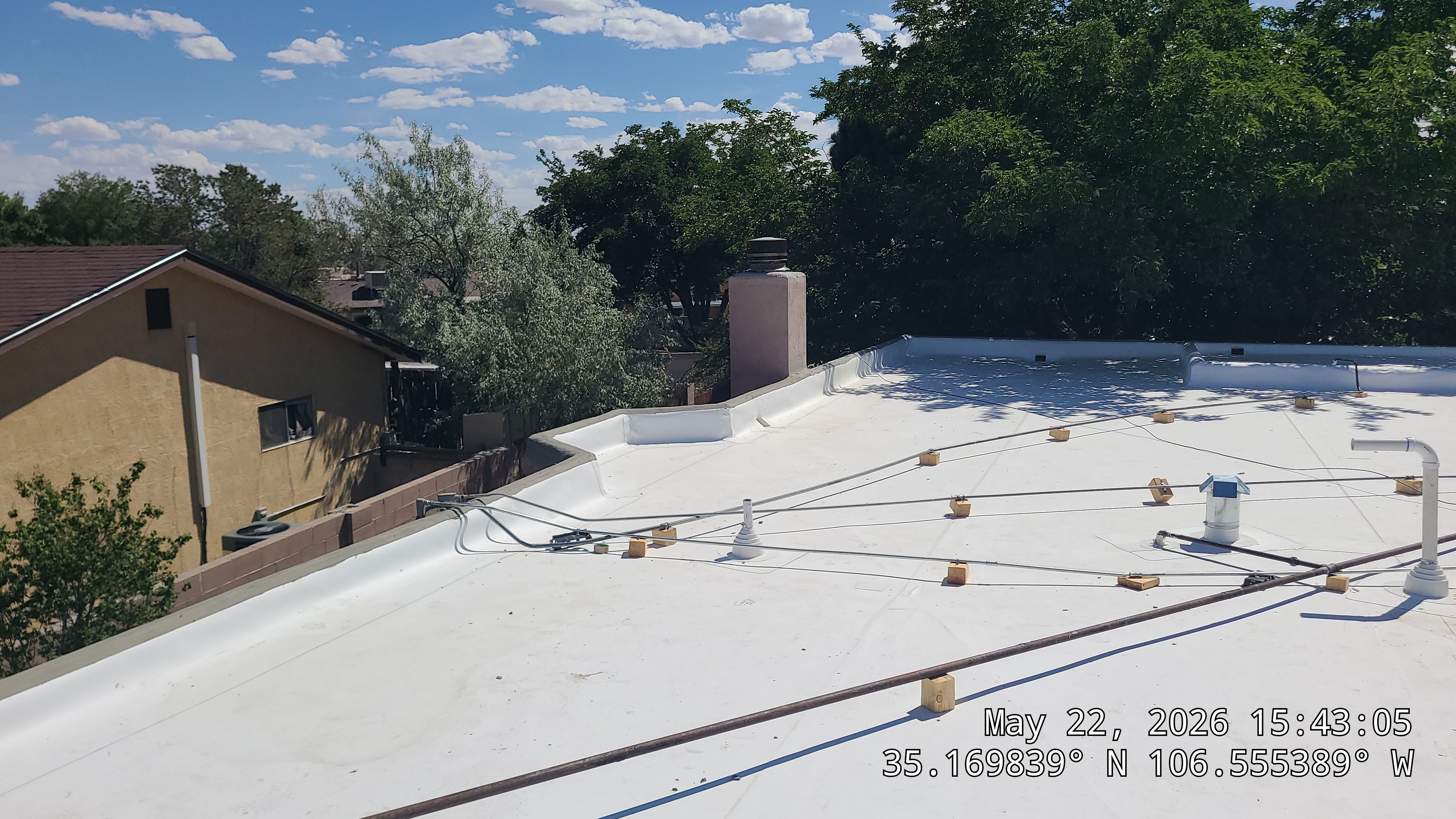 Residential TPO Roof Replacement and Decking Repair in Albuquerque by Doyle Roof Masters Inc