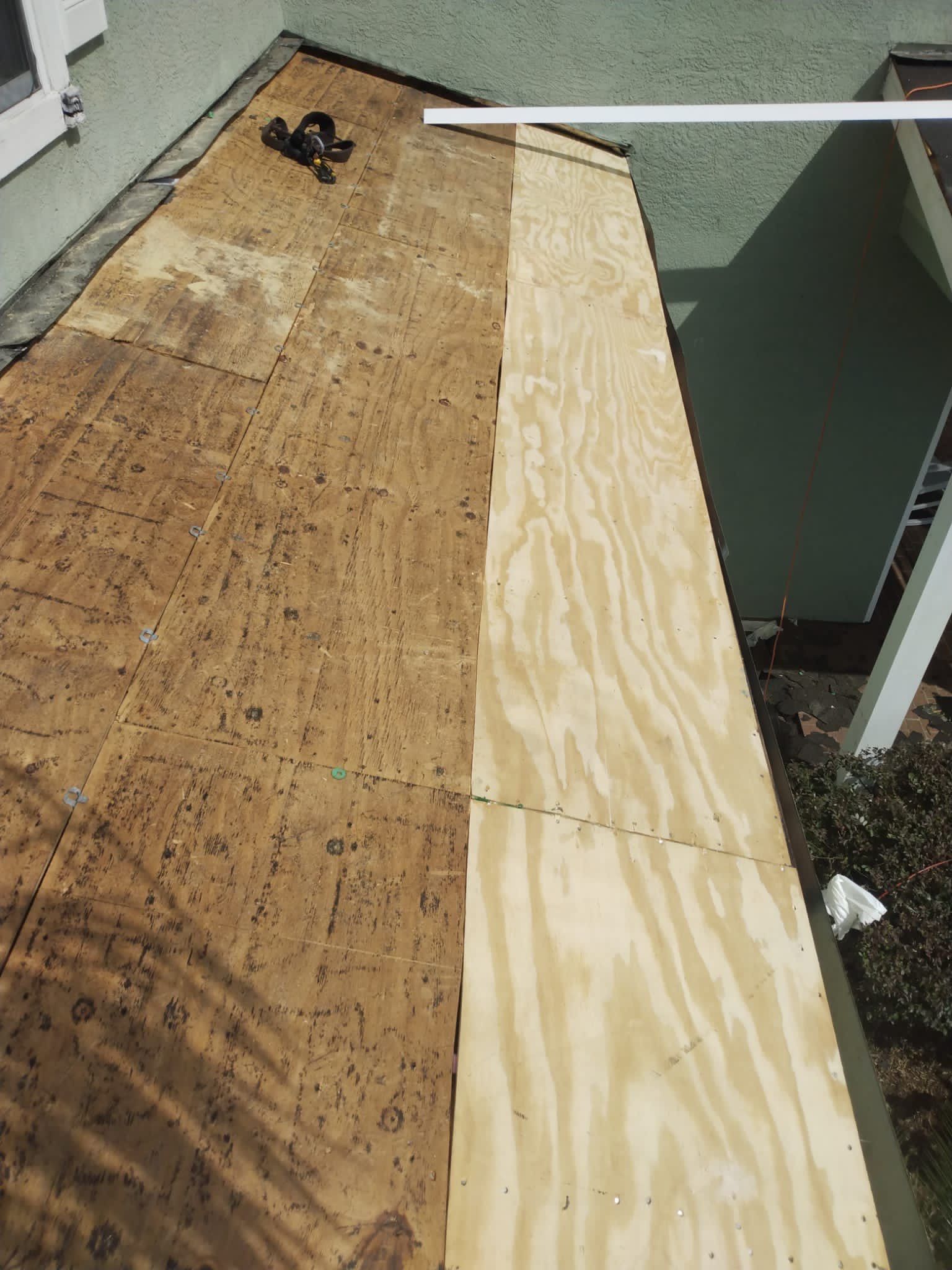 Residential Roofing Installation using GAF HDZ Shingles by Protek Roofing Heating Air & Solar