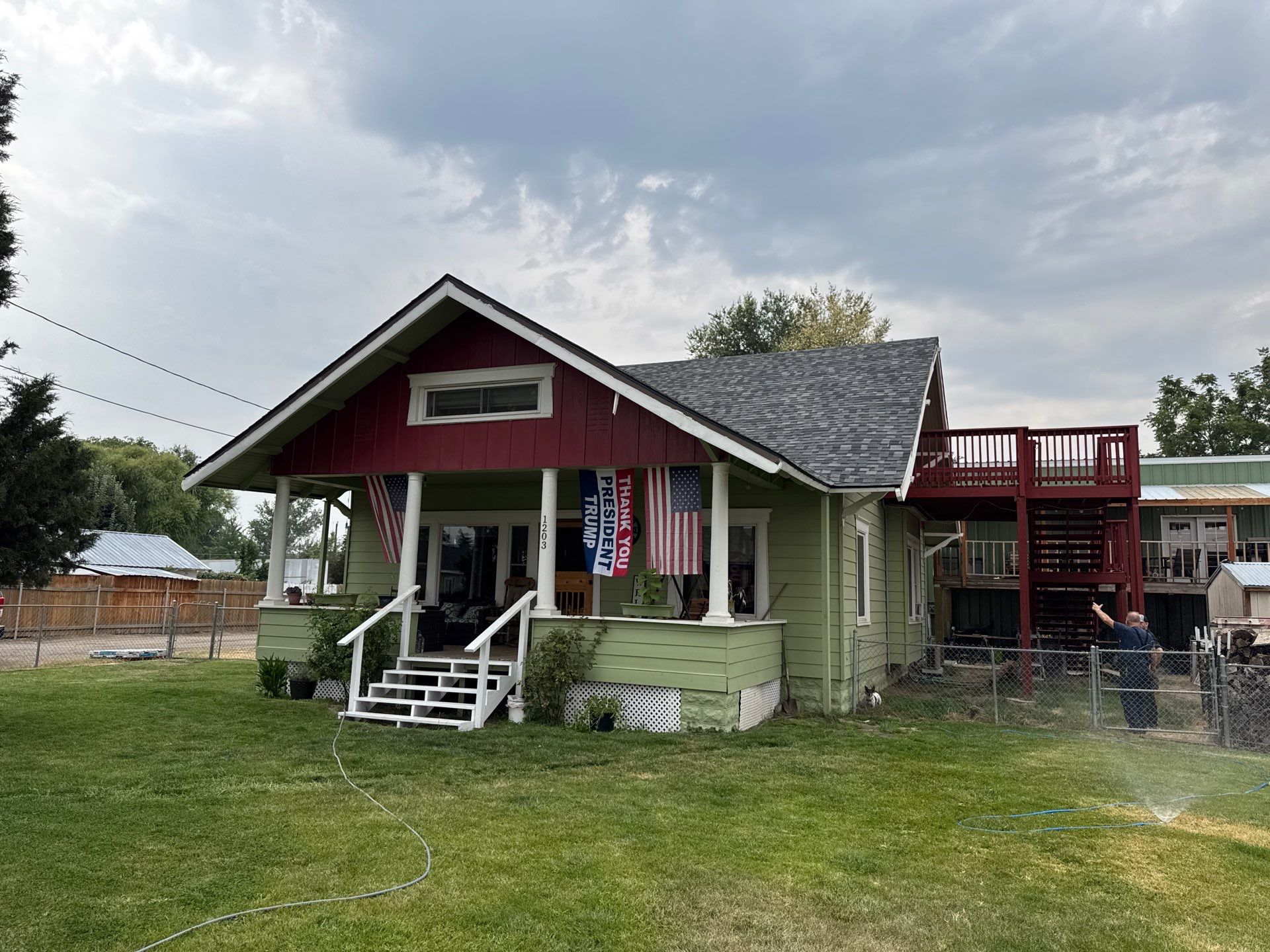 Residential Roof Replacement Featuring Multi-Tonal Architectural Shingles in Payette by Olive Roofing