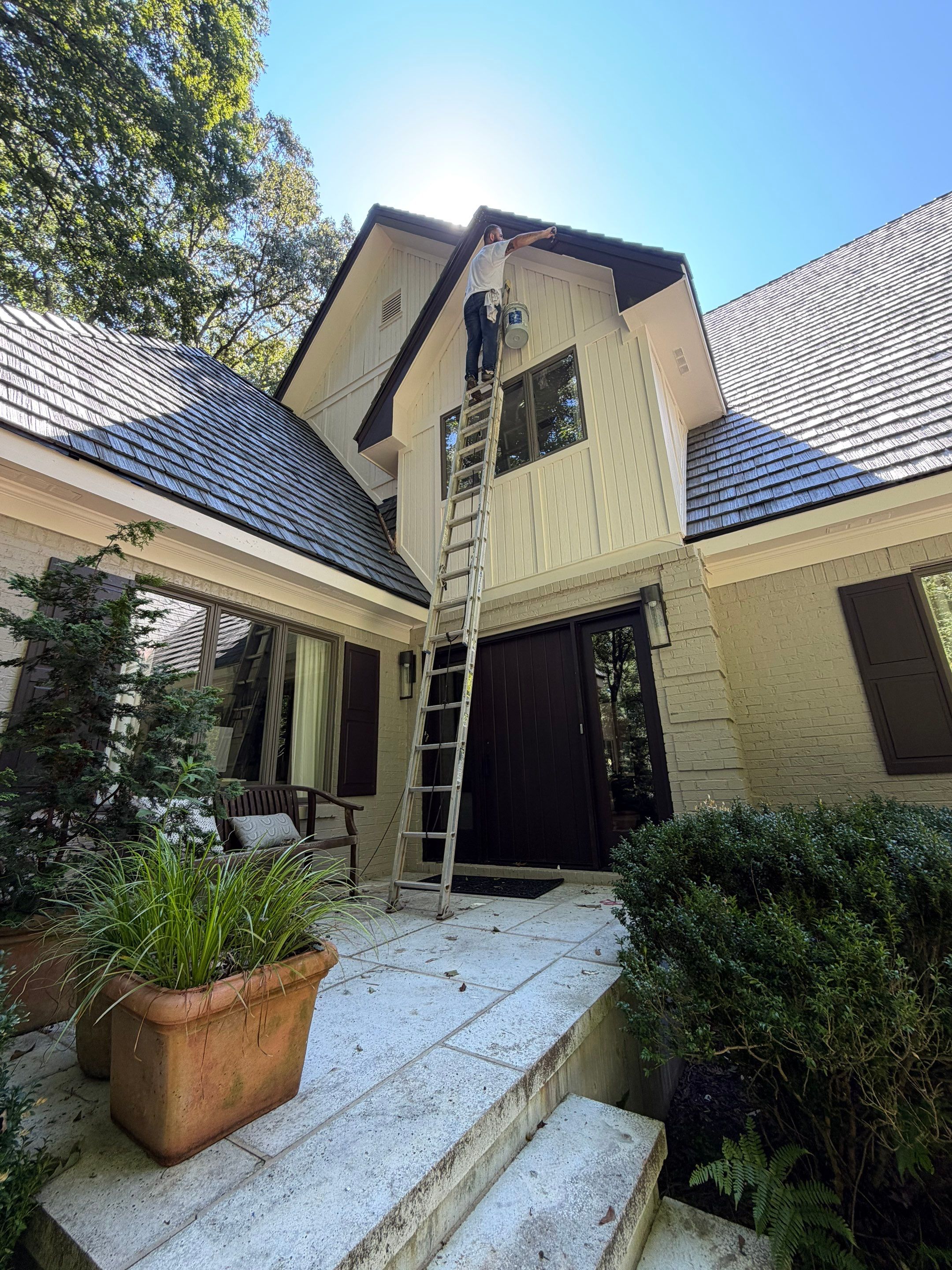 Comprehensive Exterior Painting and Wood Rot Repair in Atlanta by PGP Surface Solutions, LLC