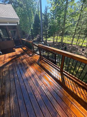 Deck using Wood Sealant