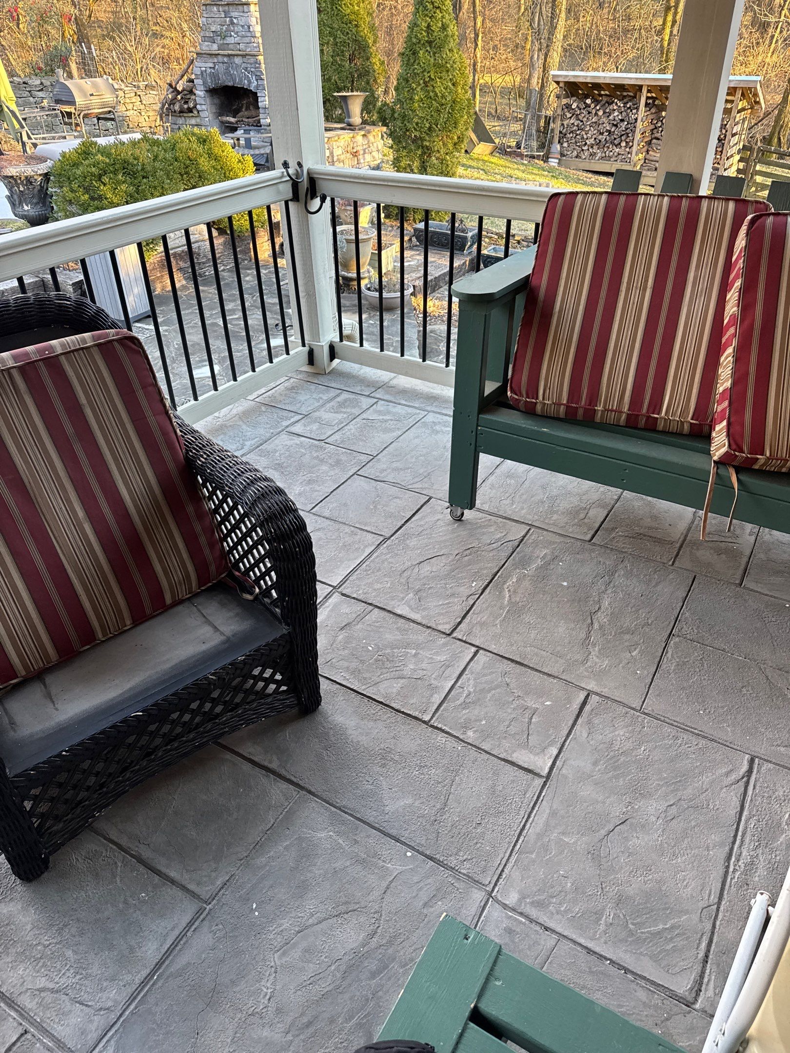 Project in Franklin by Mecham Decorative Concrete