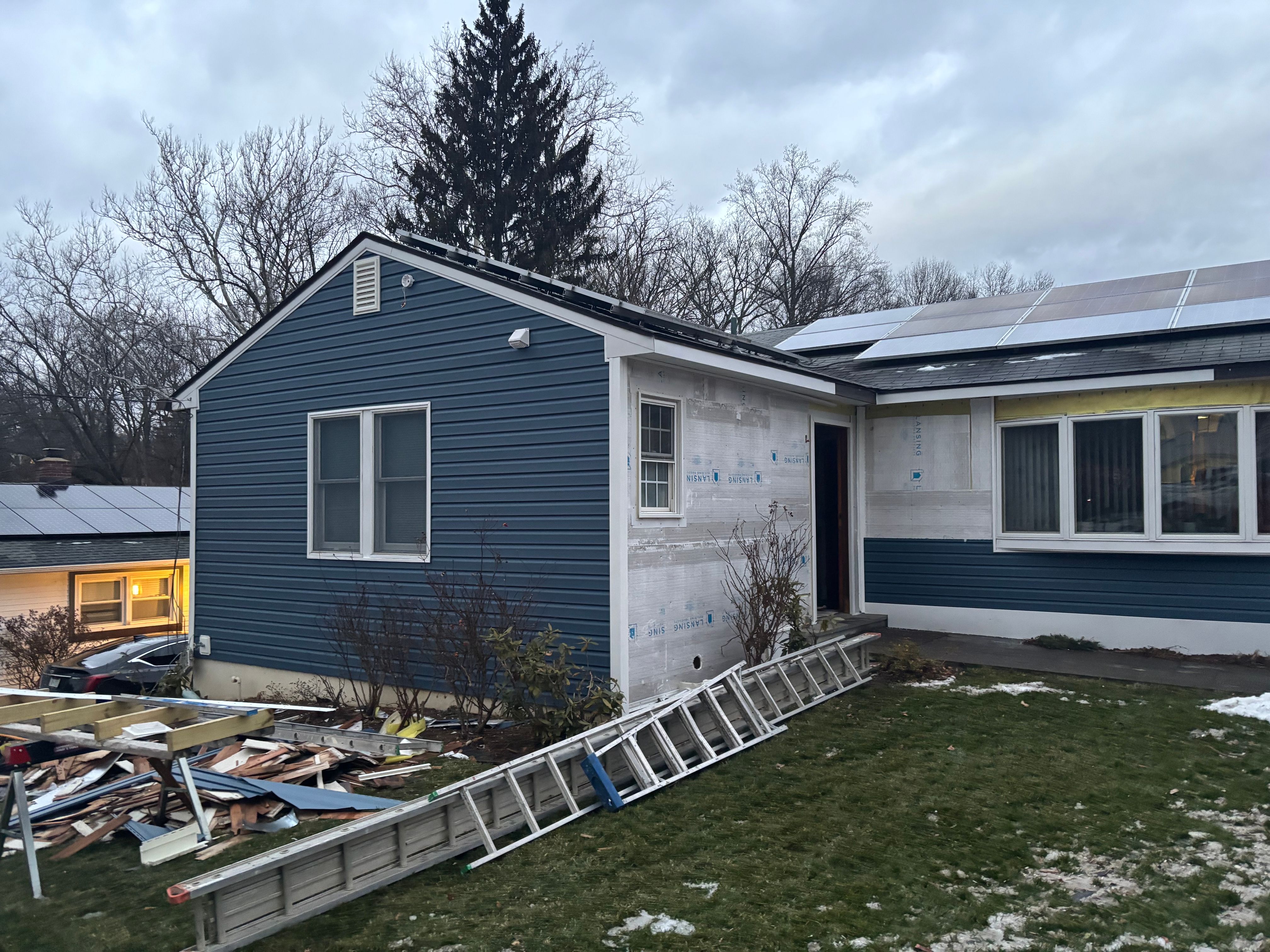 Full House Vinyl Siding Remodel, Mamaroneck, NY by Ideal Siding 