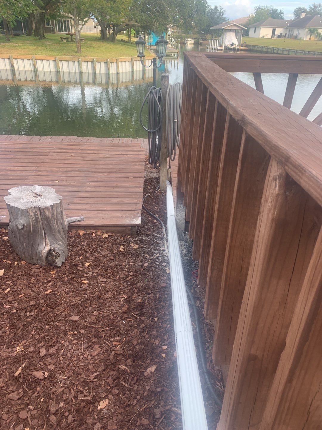 6 INCH Seamless Gutters in Panama City FL by Gutter Professors