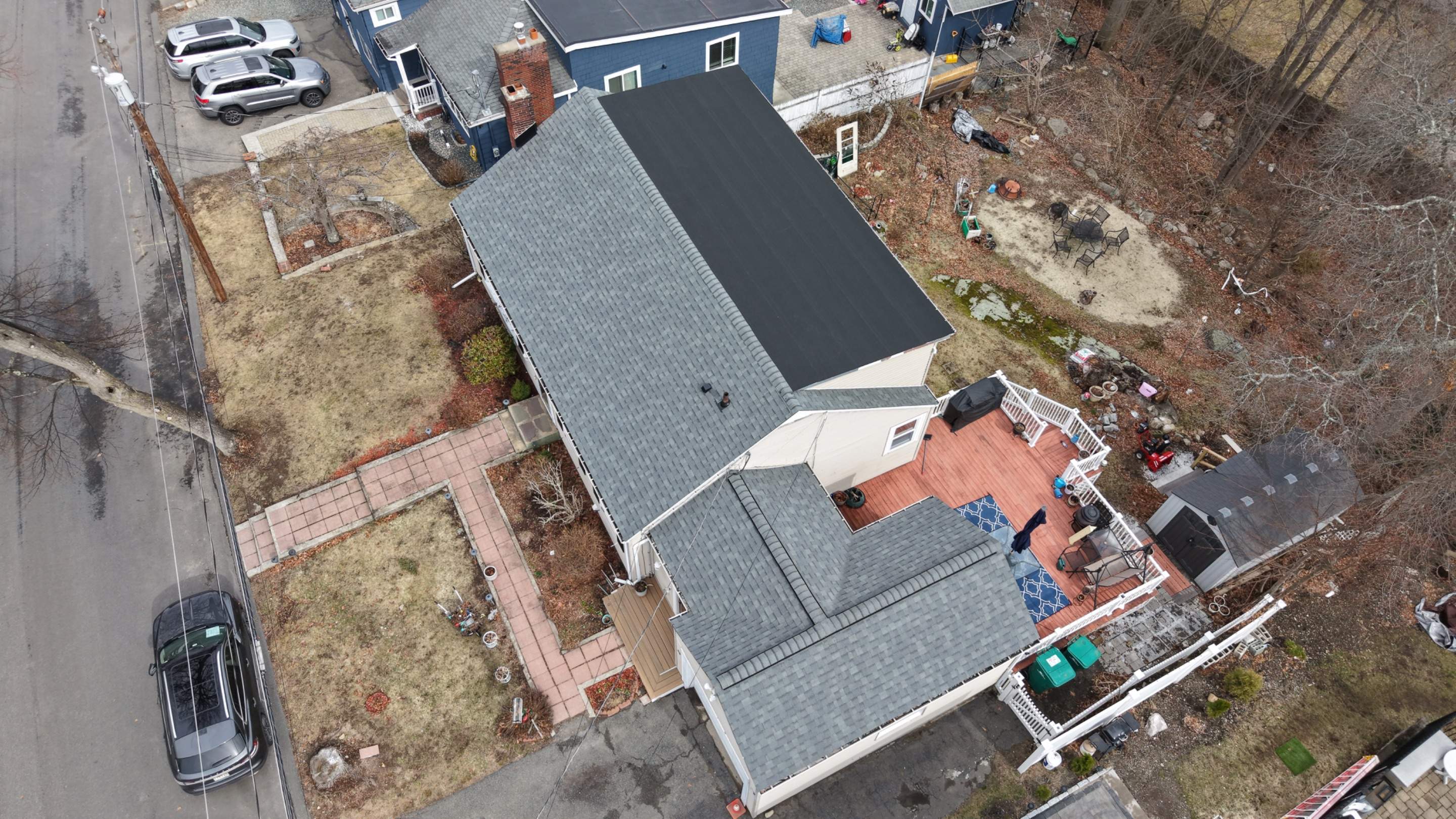 Major Roof Overhaul in Lynn, MA – Full Replacement, Skylight Removal, Gutters & Custom Flashing by JOHNNYS PRO