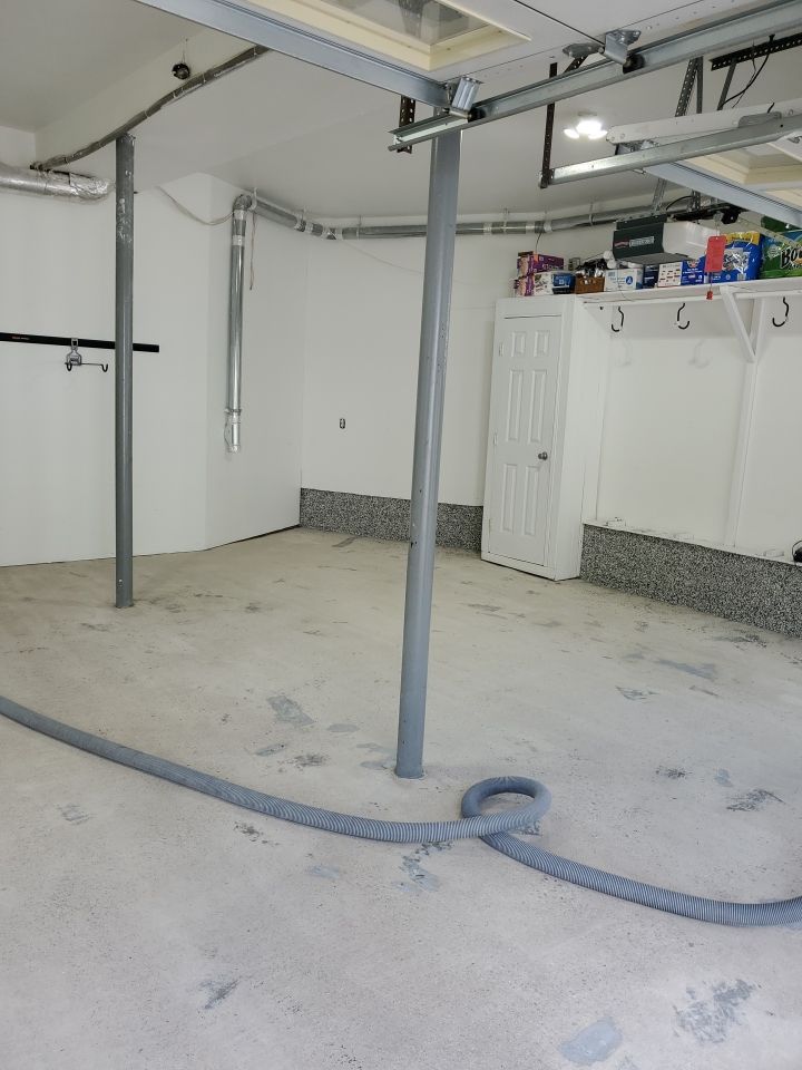 Garage Floor Coating using Penntek in Domino by Spectrum Painting, LLC