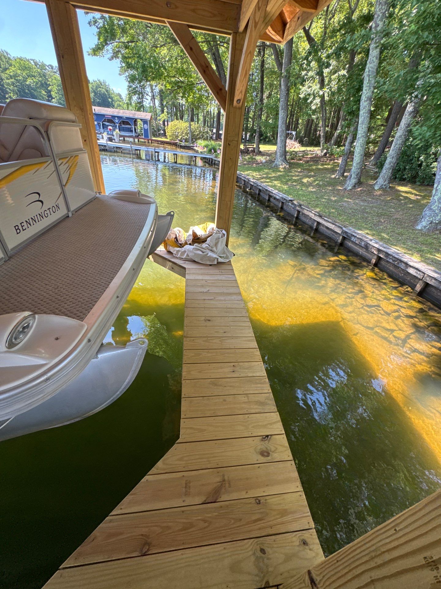 Dock using Wood Sealant by DuraSeal