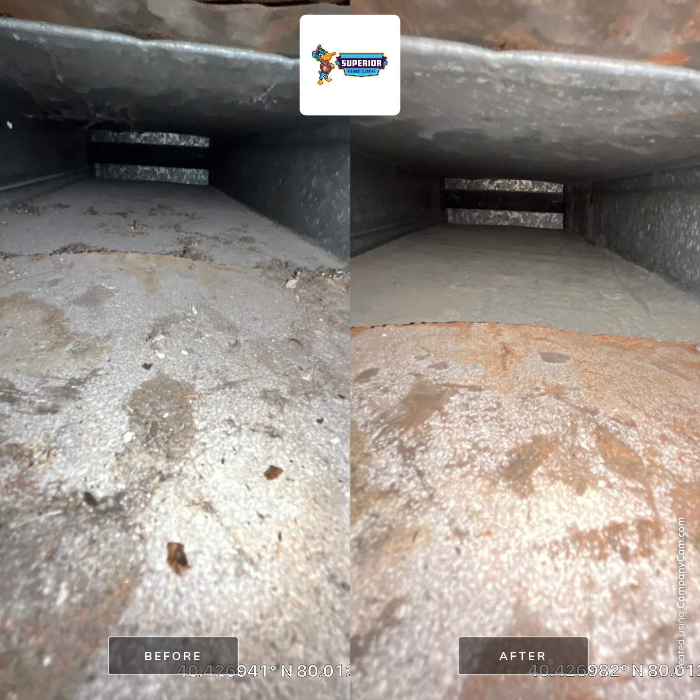 Air Duct Cleaning With a Vacuum Truck in Pittsburgh, PA by Superior Air Duct Cleaning