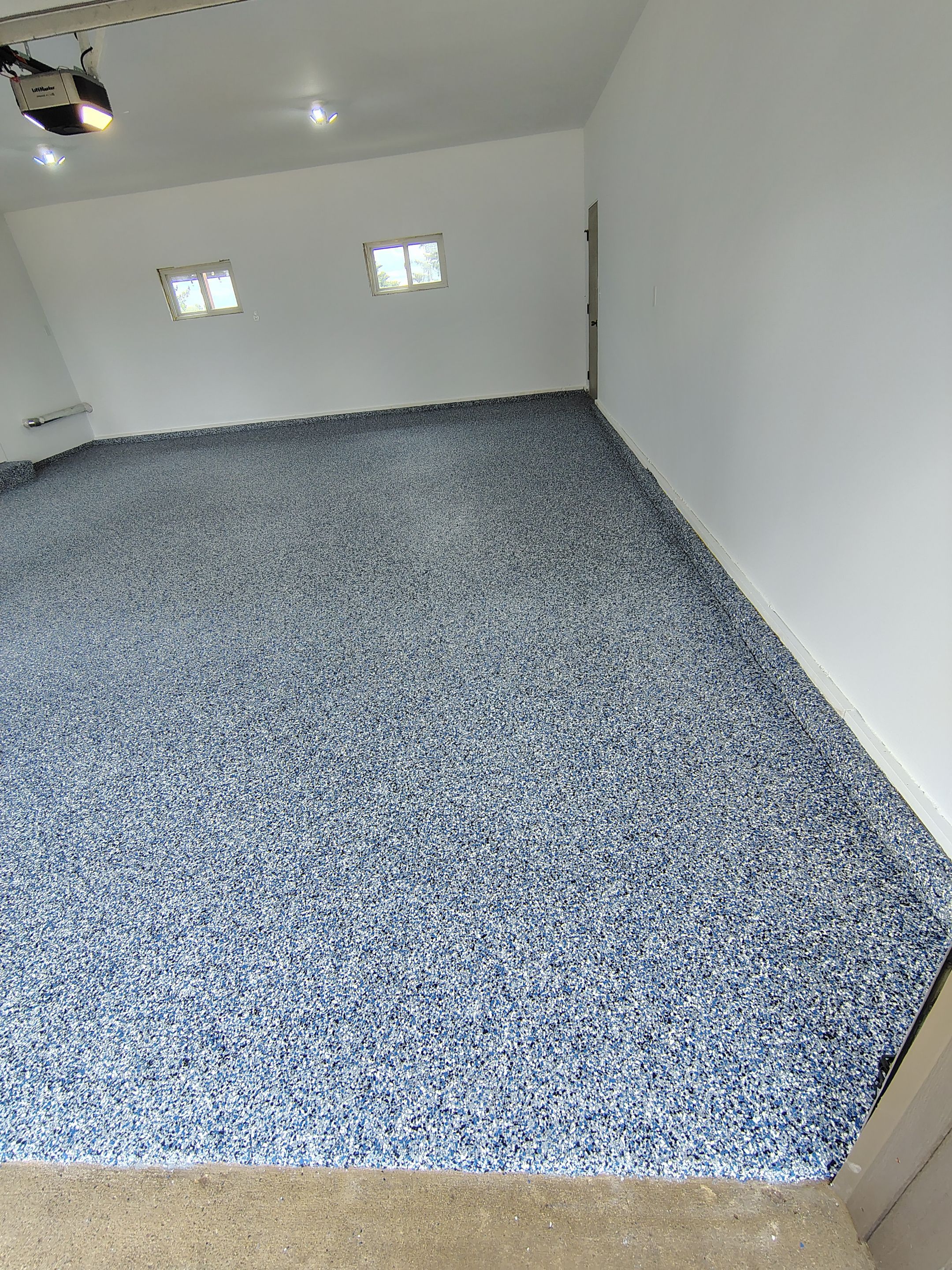 Hartford Garage Concrete Coating With Orbit Flake Finish by Select Painting, Coatings & Garage Cabinets