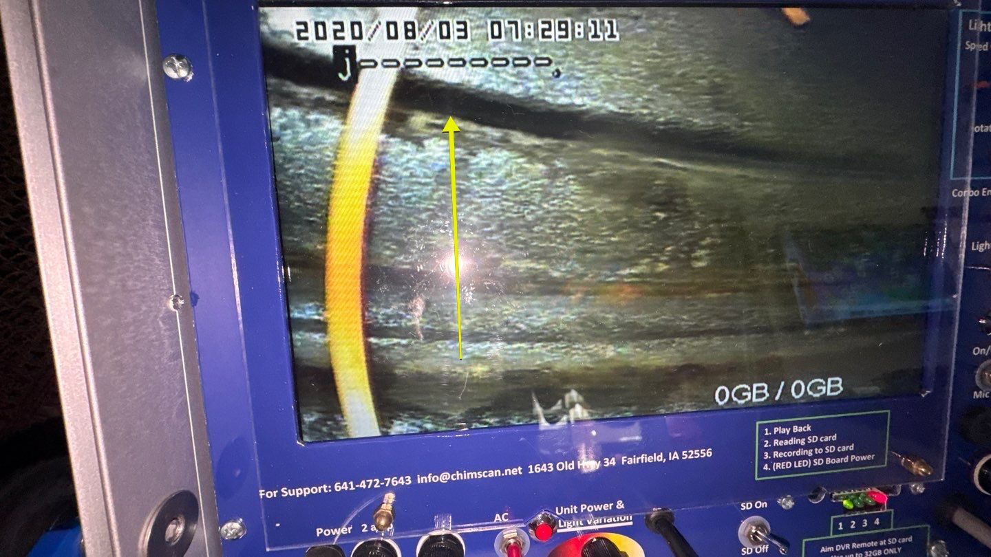 Chimney cleaning found to be with a damaged flue pipe by Hygienic Air, Inc