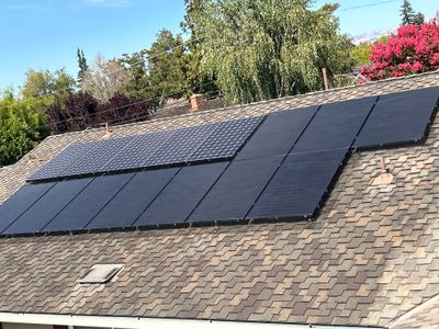 Solar Panel Critter Guard Installation