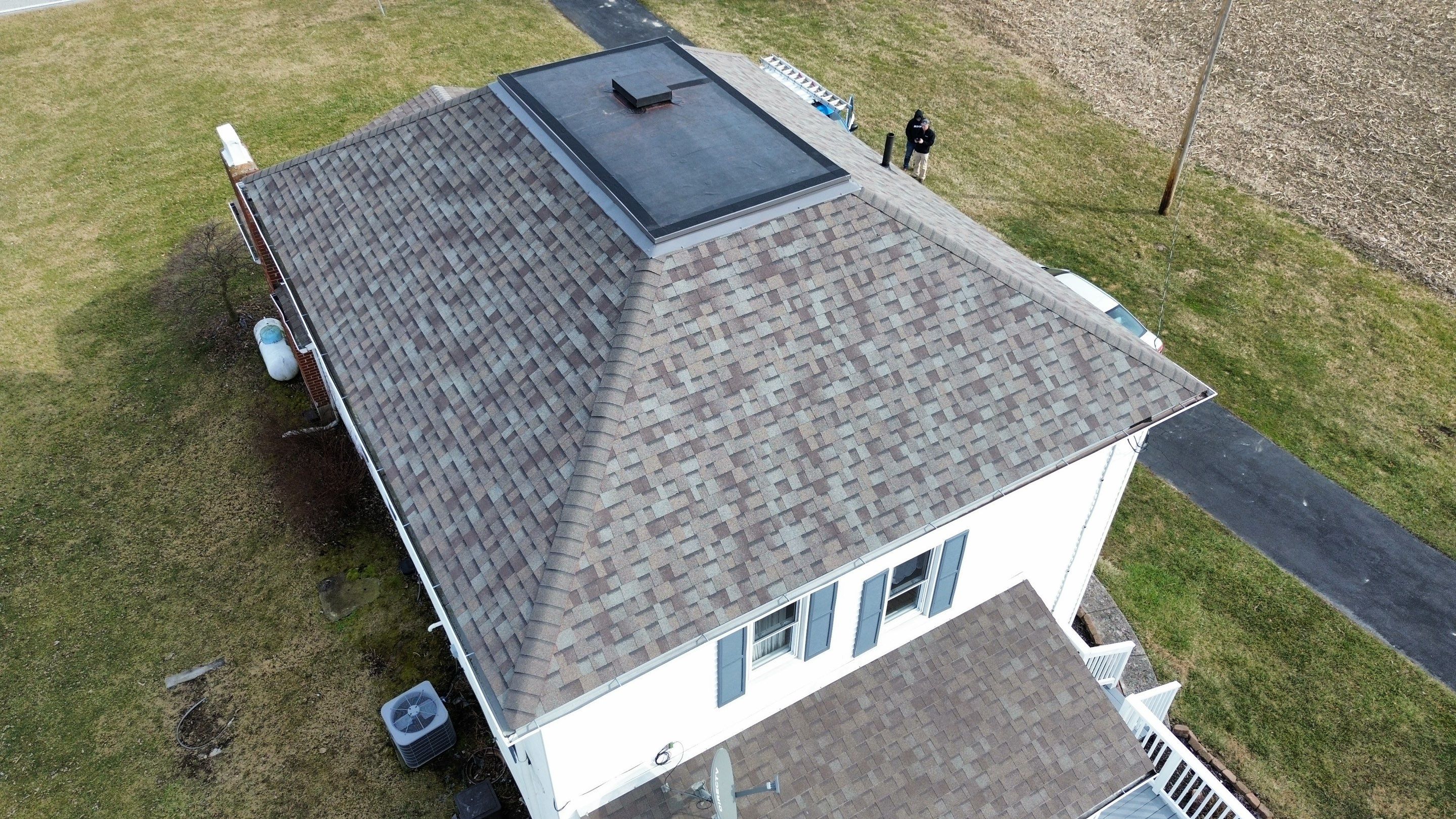 Residential Roofing Installation using Duration Series Shingles - Driftwood by RoofX 