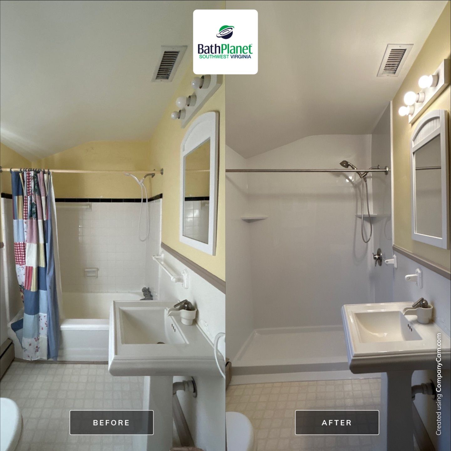Tub to Shower by BathPlanet SW Virginia