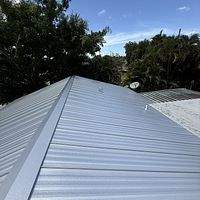 24ga 1" Nail-Strip Mill Finish by Total Roofing System The Metal Roof Experts
