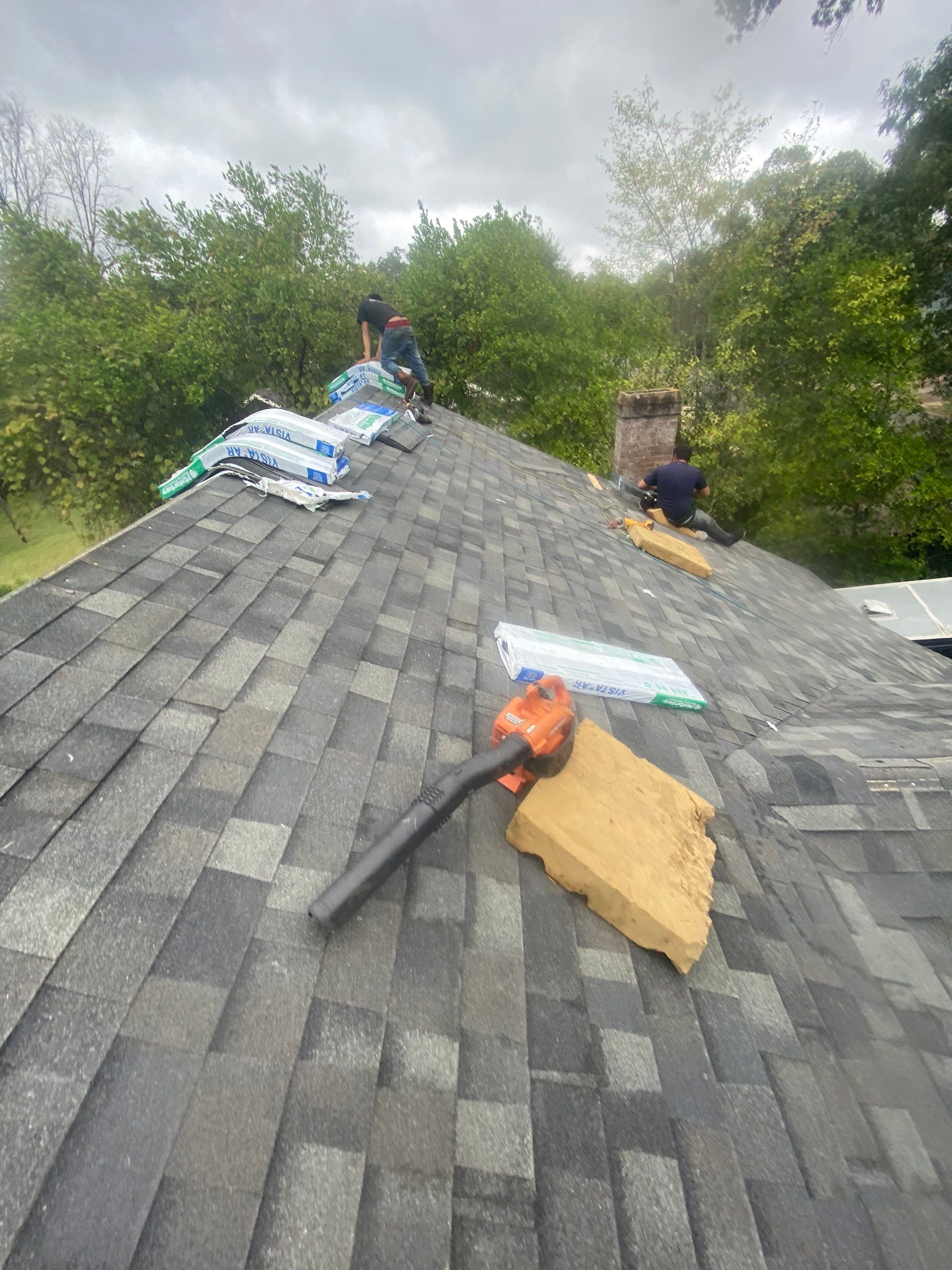 Residential Shingle Reroof using Malarkey Vista by Hostetler Roofing