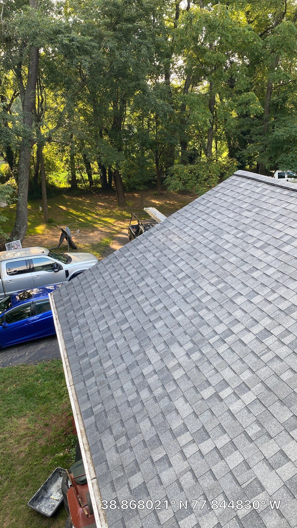 Marshall Roofing Project - Landmark Pro Max Def Pewterwood Designer Shingles by RM Banning, Inc.