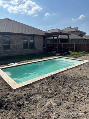 Classic Rectangular Pool with Paver Coping