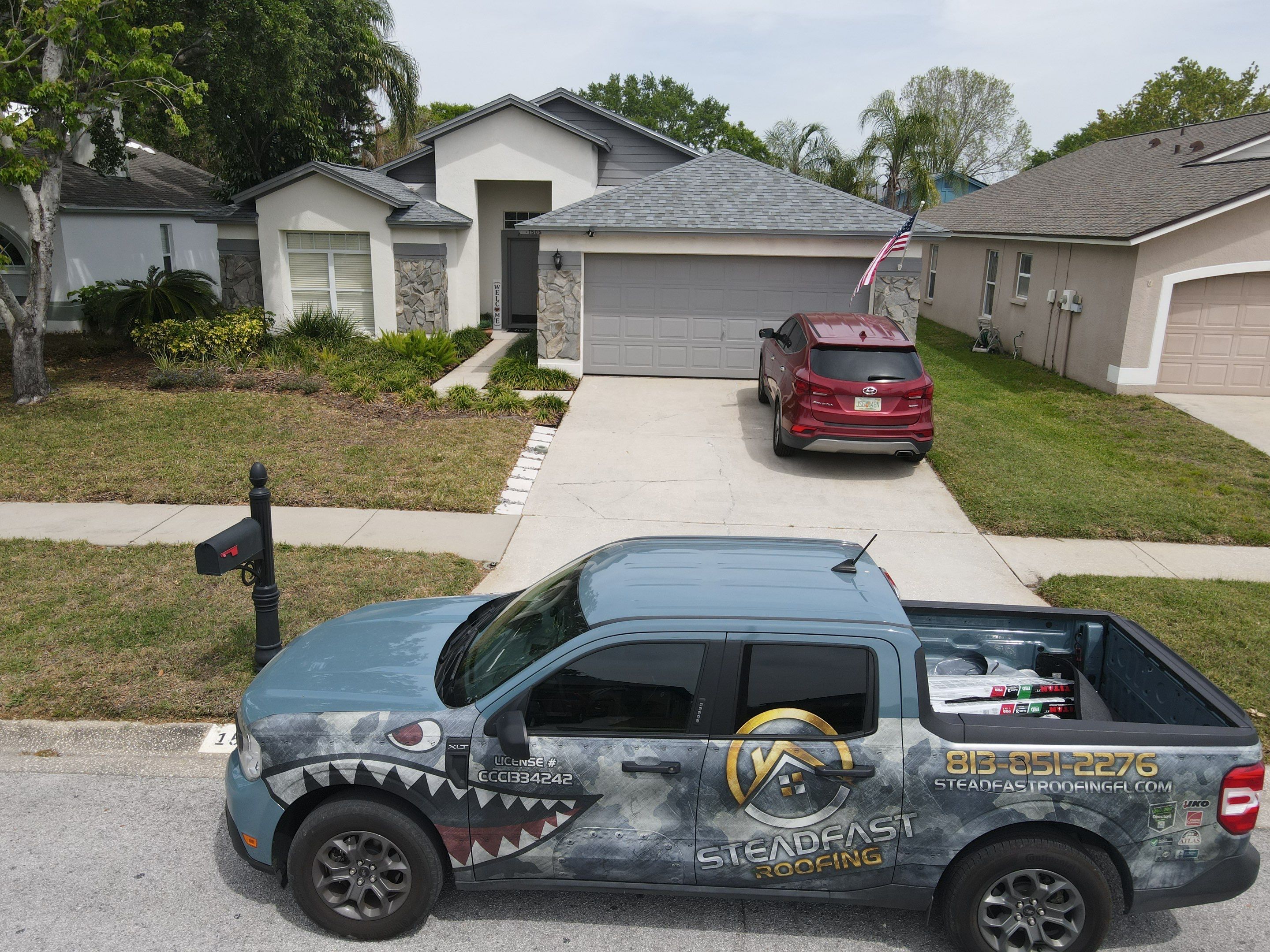 Roof Replacement in Brandon, FL. by Steadfast Roofing
