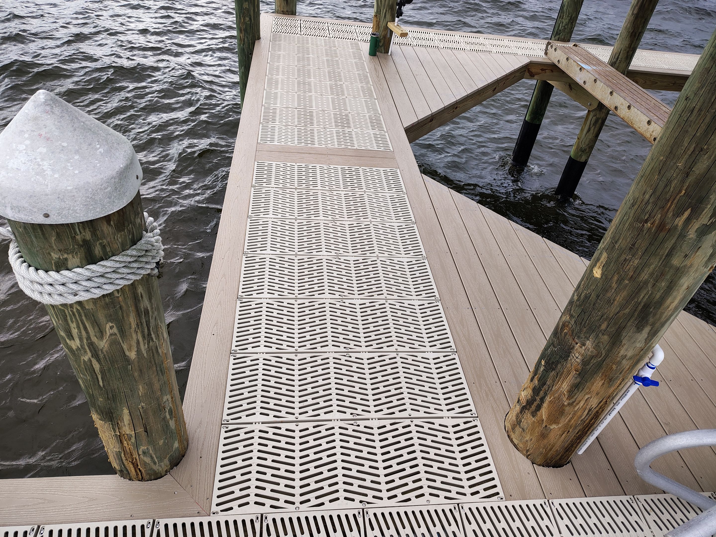 Dock Repair using Sure Step Decking  by Elite Marine Dock & Seawall