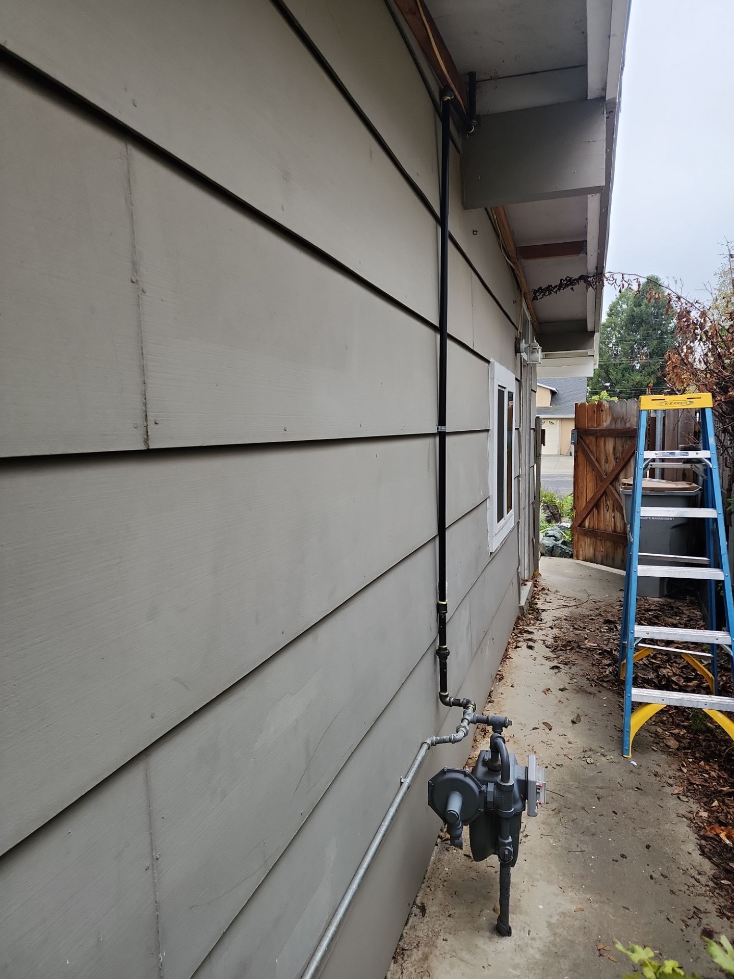 Gas Line Reroute for Slab Foundation Home by McCray's Handyman, Inc.