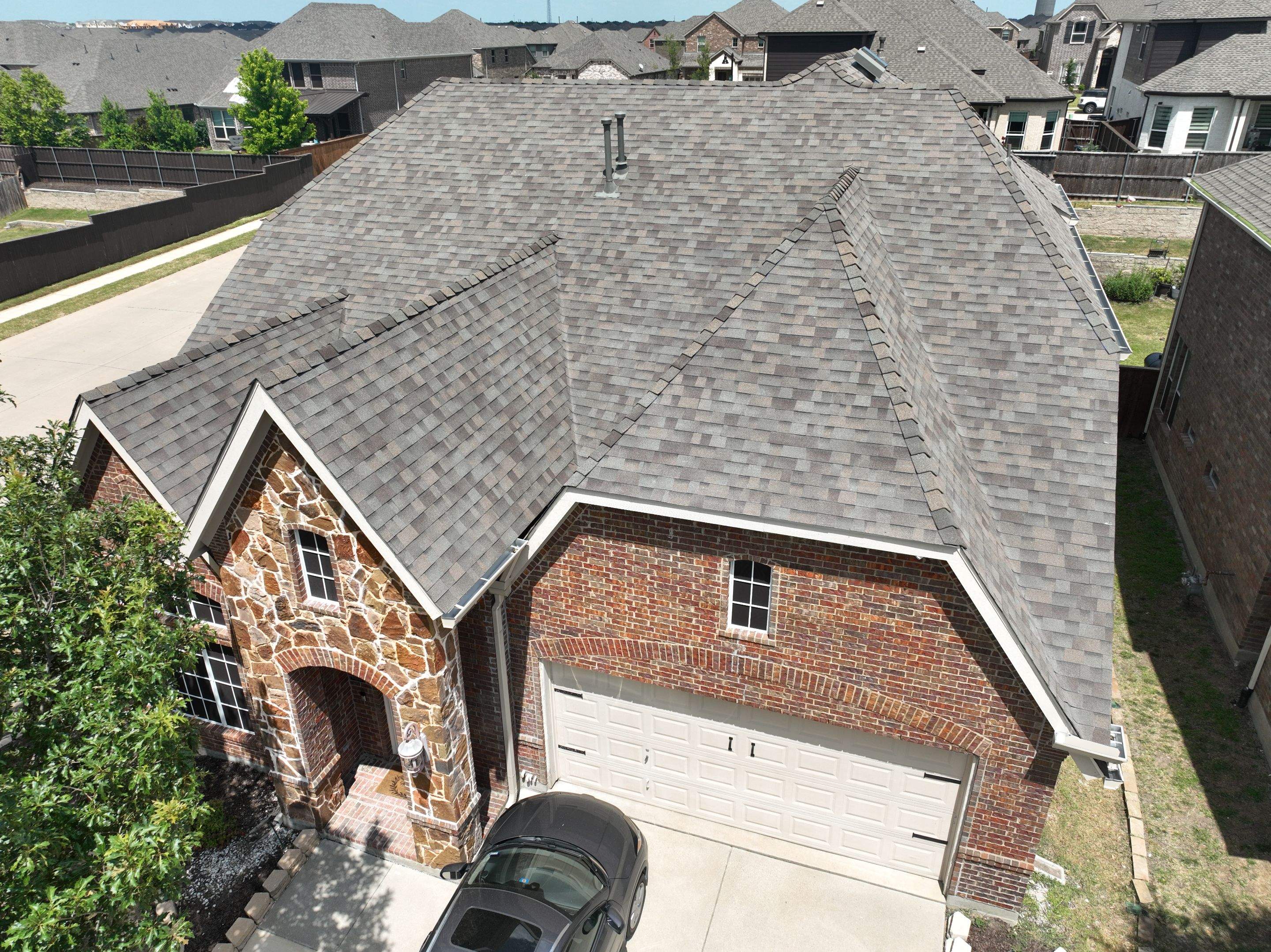 Residential Roofing Installation using Malarkey Vista Natural Wood by OneSource Roofing and Restoration