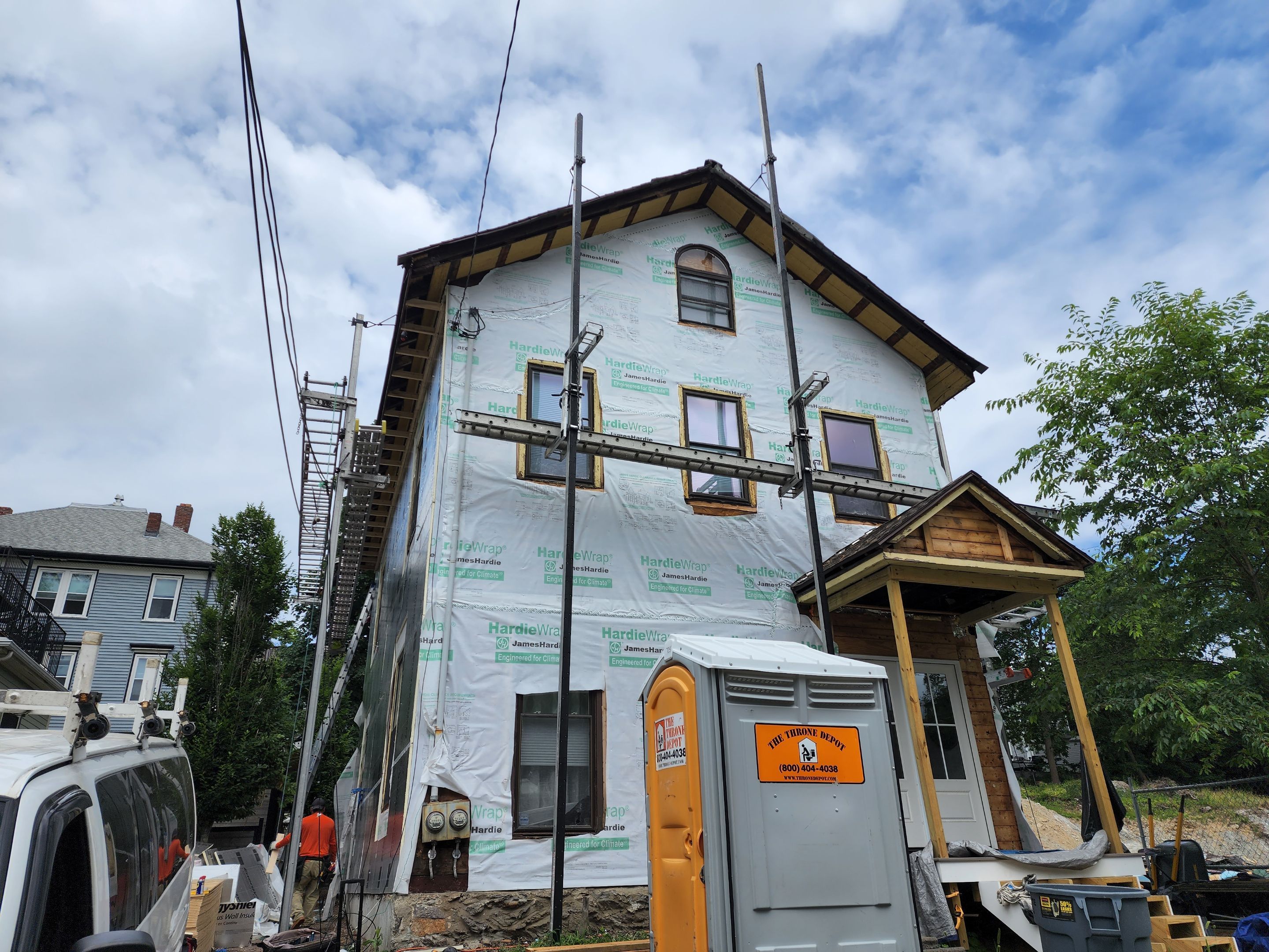 Siding Installation using James Hardie by UBrothers Construction