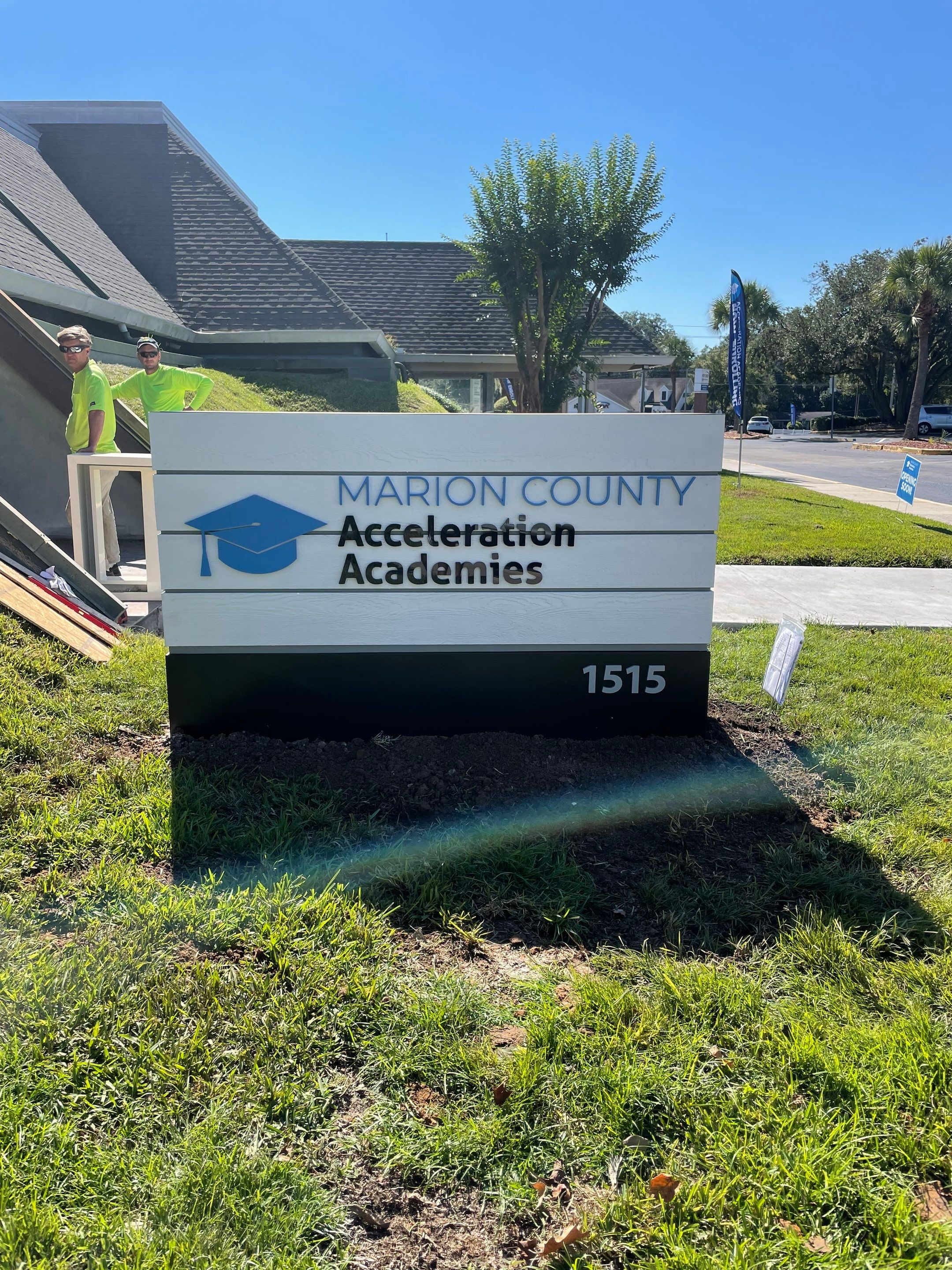 Monument Sign for Marion County Acceleration Academies by SignCrafters