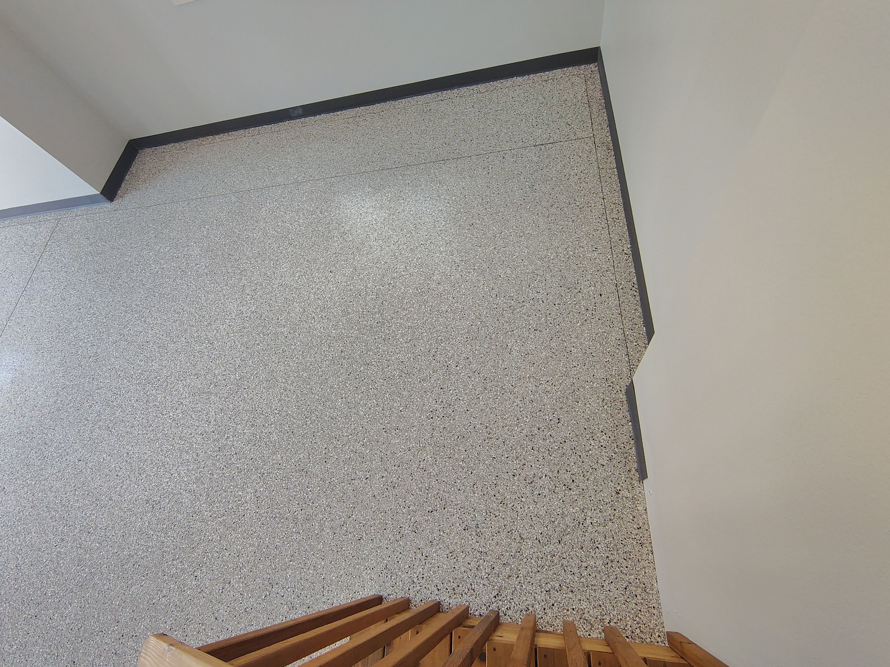 Multi-Car Garage Concrete Coating and Crack Repair in Dell Rapids by Select Painting, Coatings & Garage Cabinets