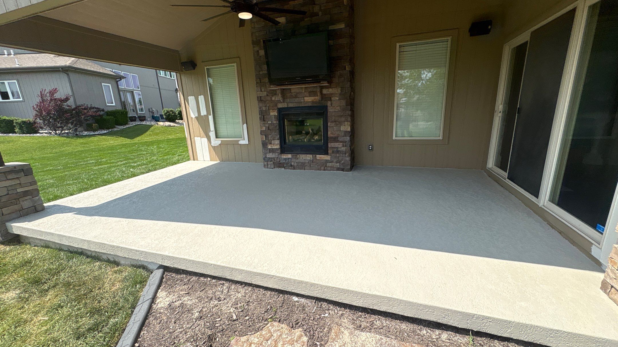 Stamped Concrete Resurface - Lee's Summit, MO by Big Red Decorative Concrete, LLC