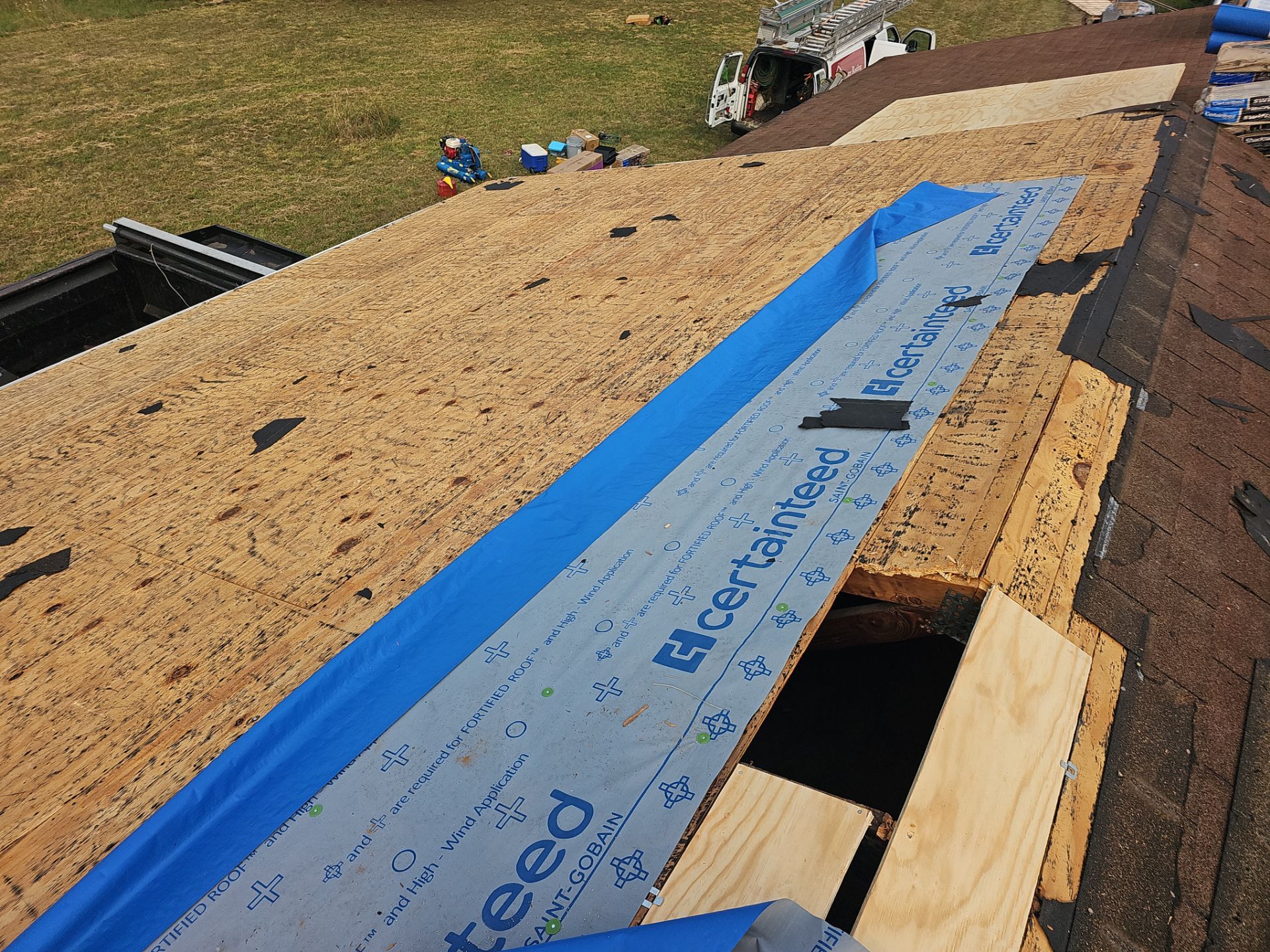 Roof Replacement - Colonial Slate by Winchester Roofing