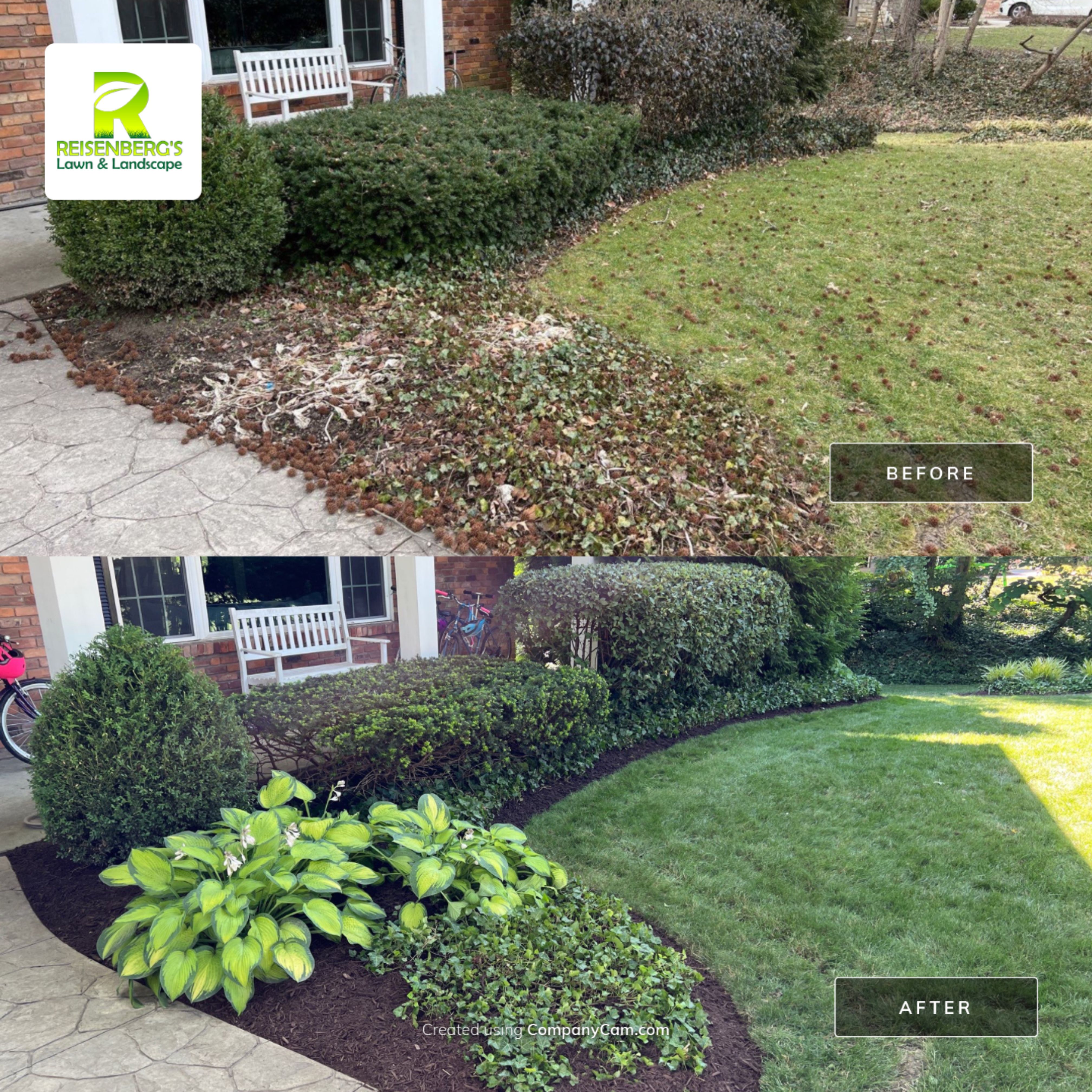 Spring Clean Up, Edge, Prune & Mulch by Reisenberg’s Lawn & Landscape, LLC