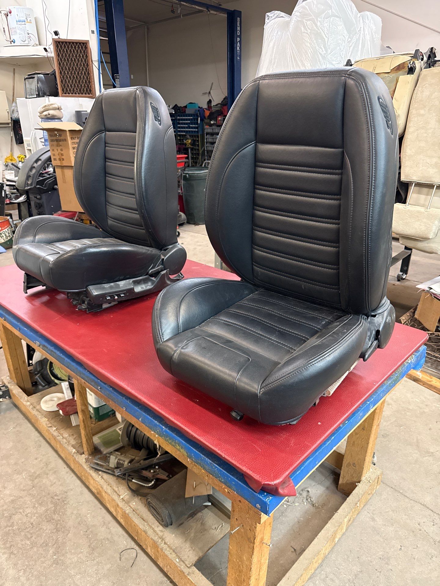 1963 Nova SS Custom Leather Interior  by Rocky Mountain Upholstery Co