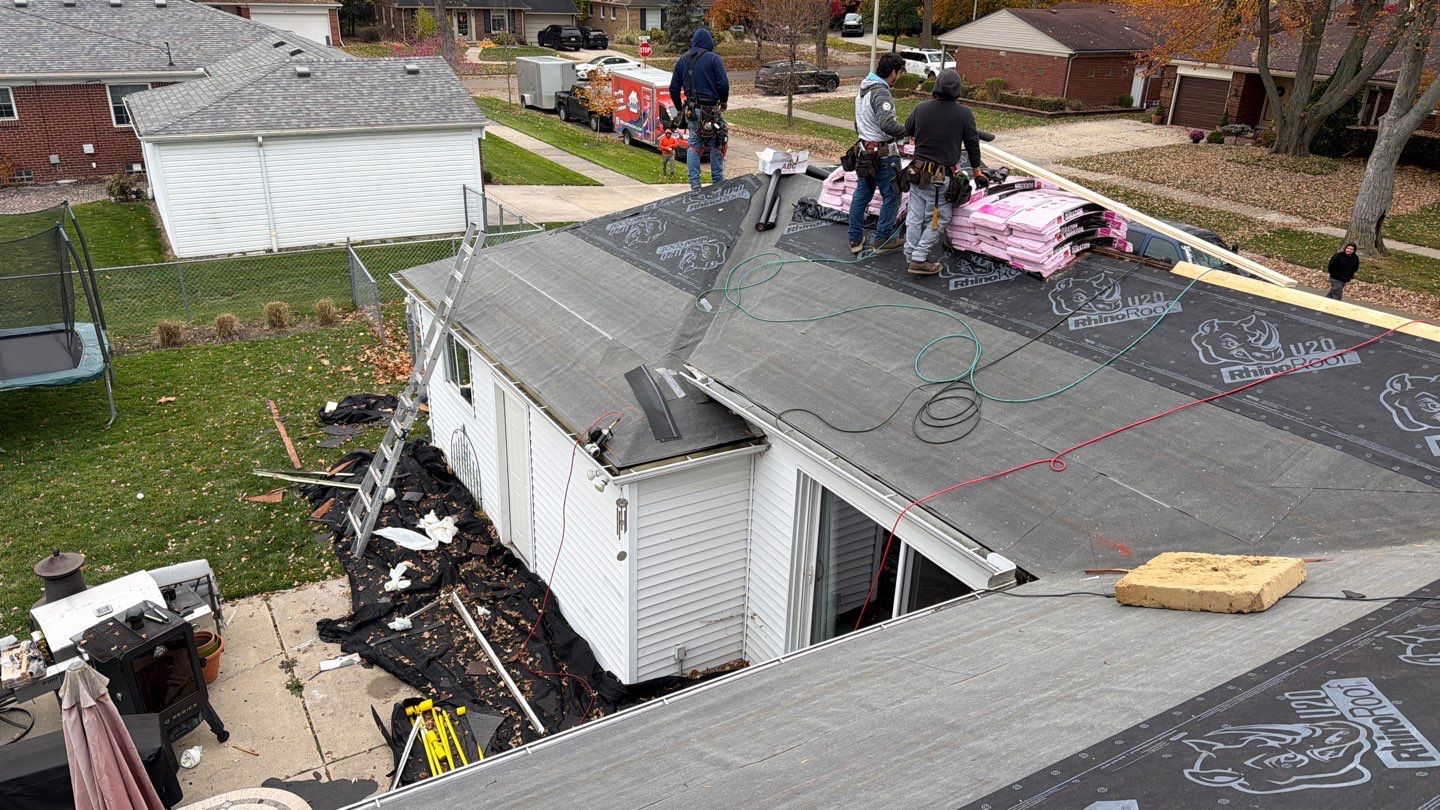 Roof Replacement using Owens Corning Onyx Black by 180 Contractors