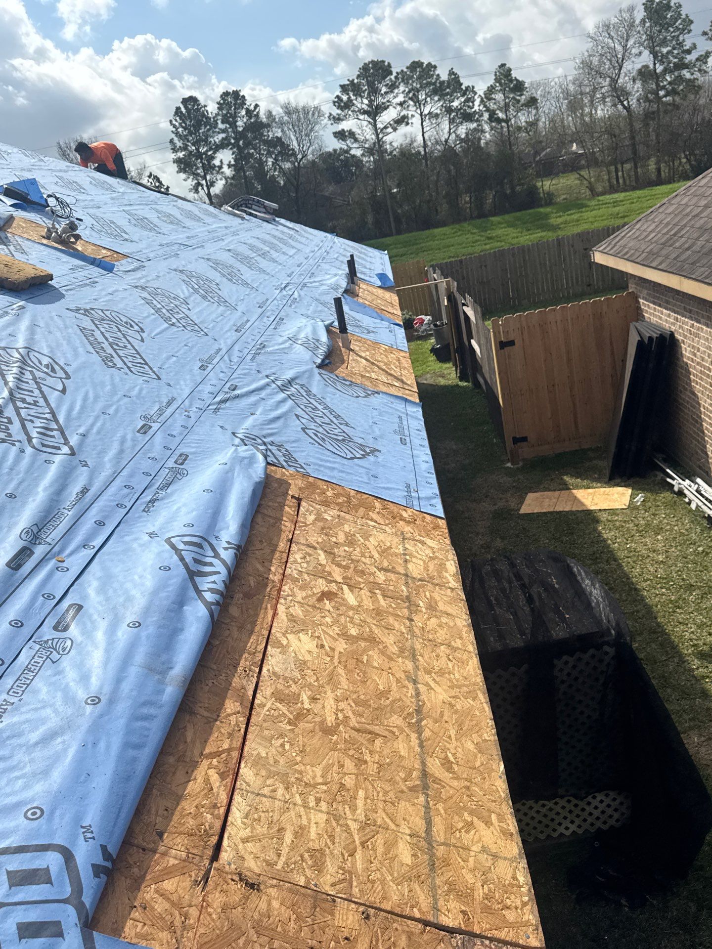 Project in Houston by Proud Roofing