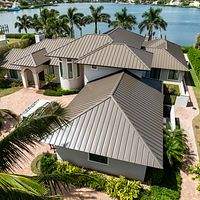 .040 Aluminum 1.5" Mechanical Seam Medium Bronze  by Total Roofing System The Metal Roof Experts