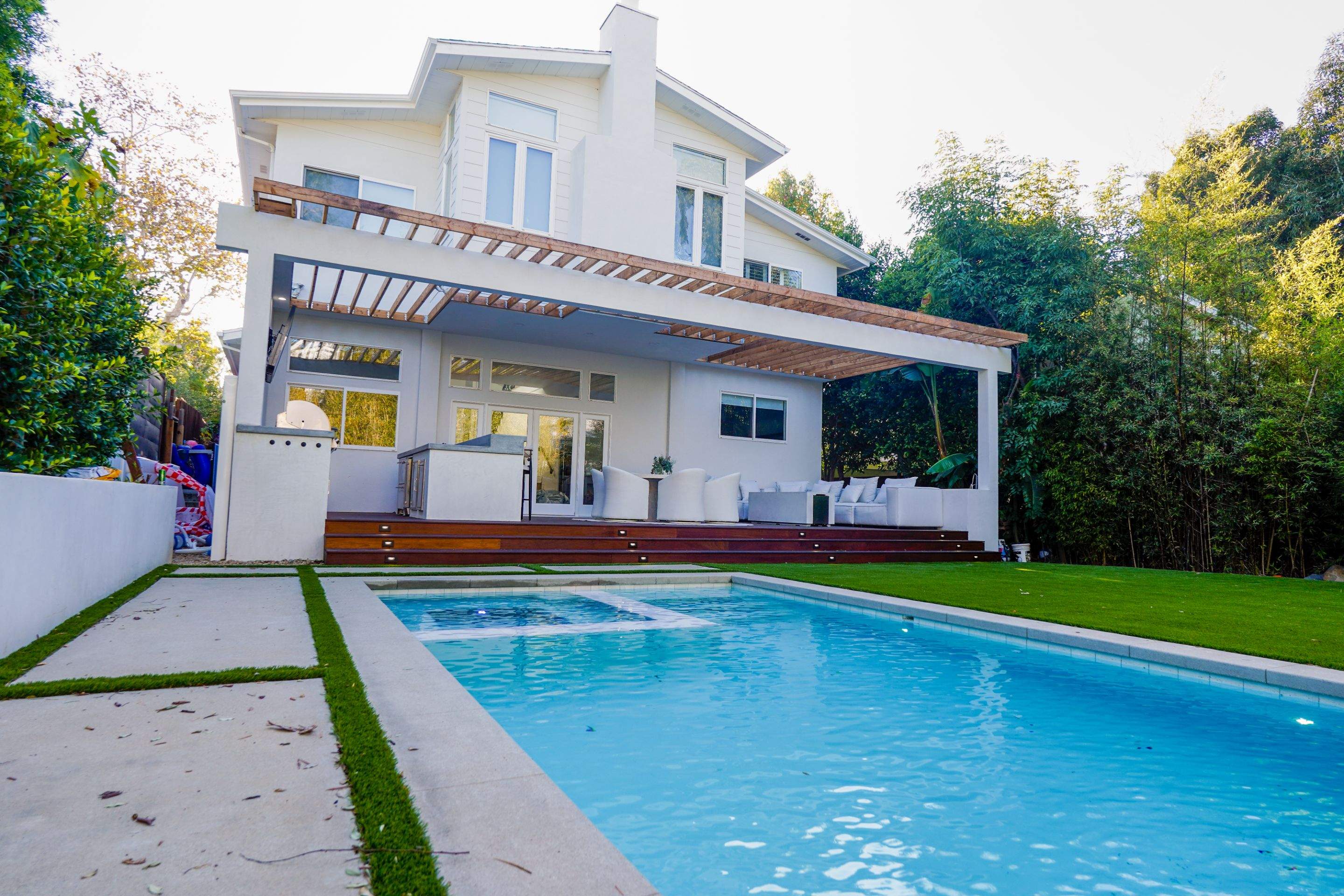 Northfield Complete Backyard & Trellis by Lax Home Inc 