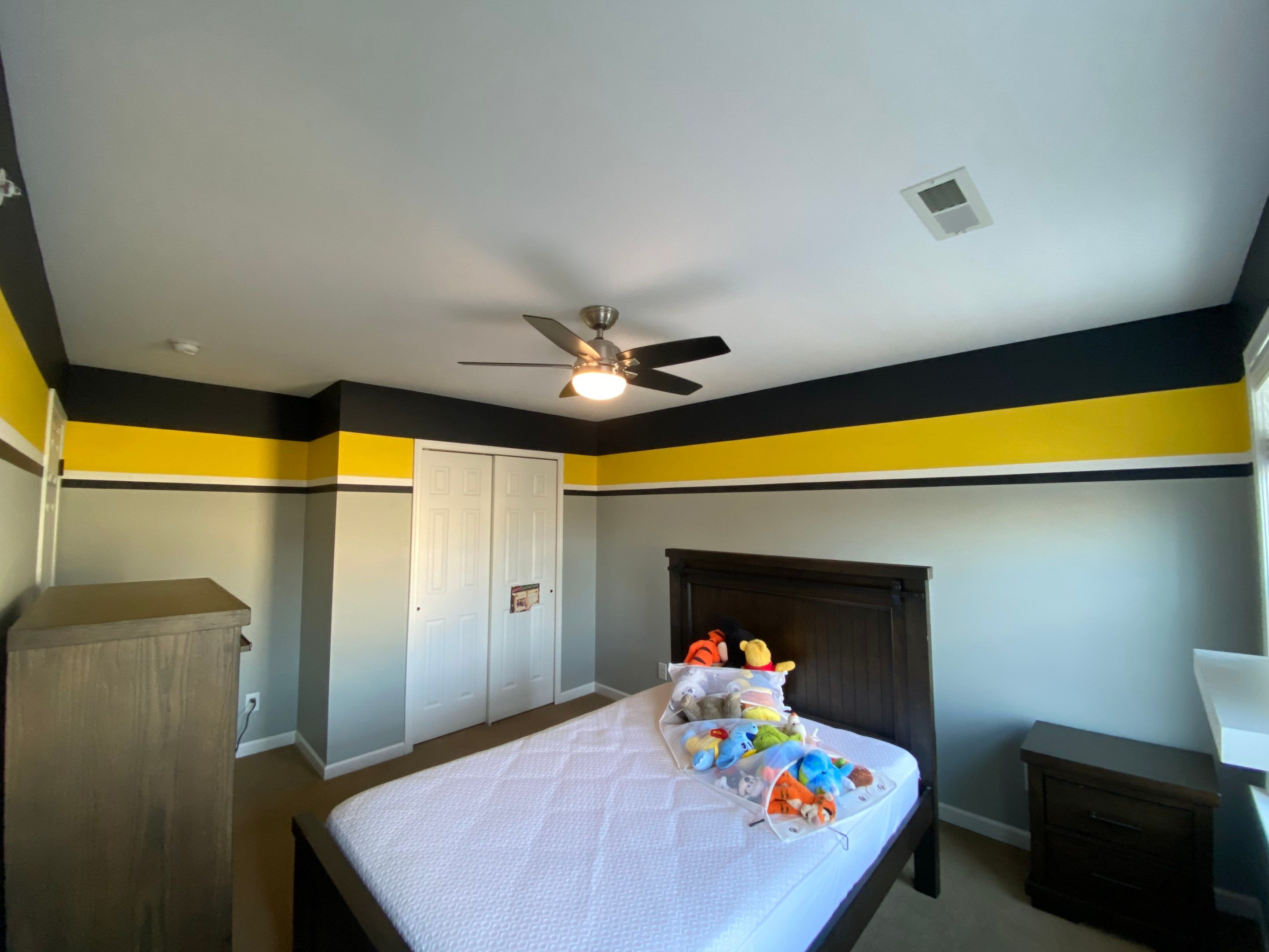 Striped Bedroom Paint by Davis Painting Llc 