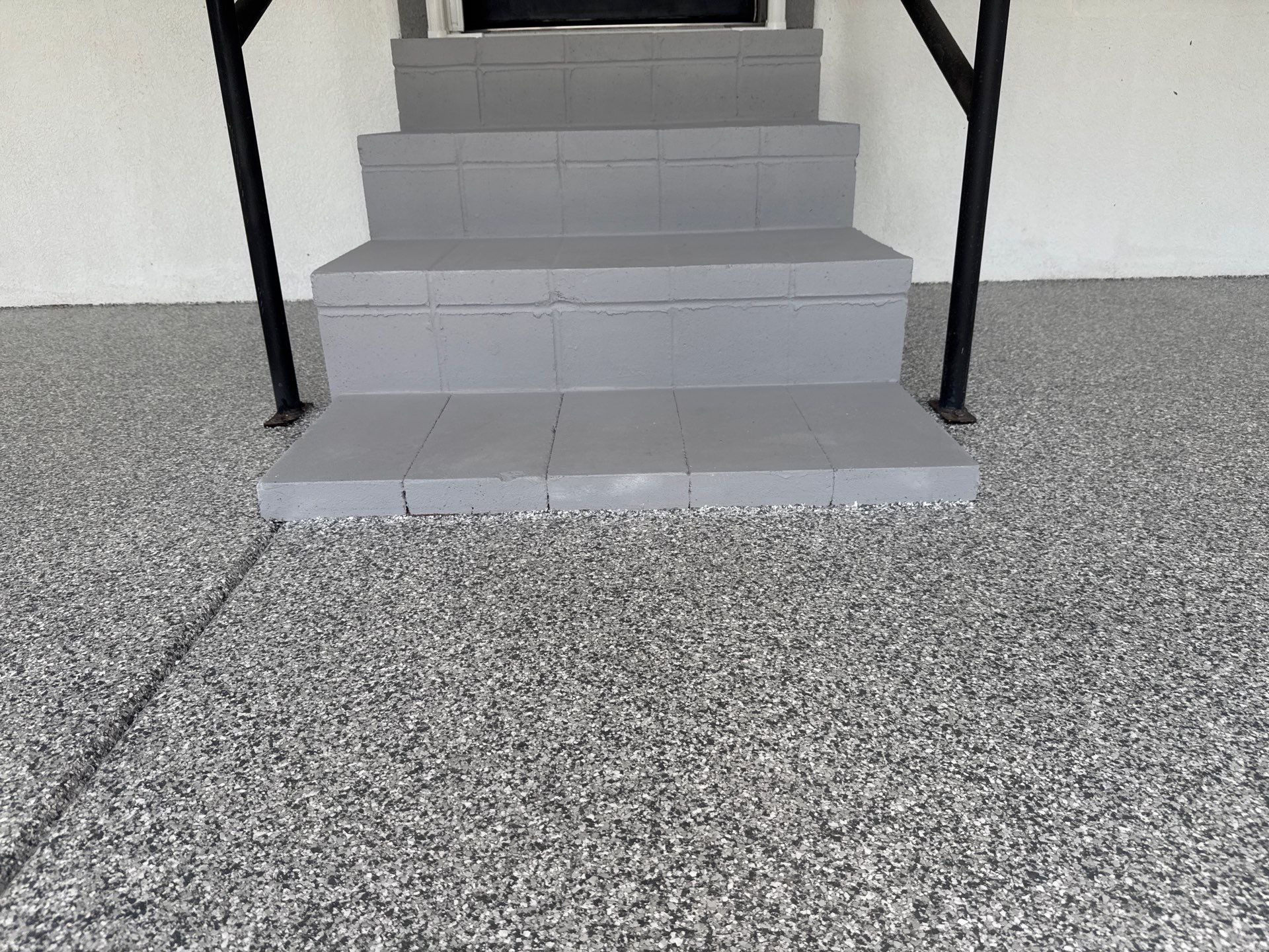 Porch Project in Melrose, FL in Mount Everest by Cross Creek Concrete Coatings