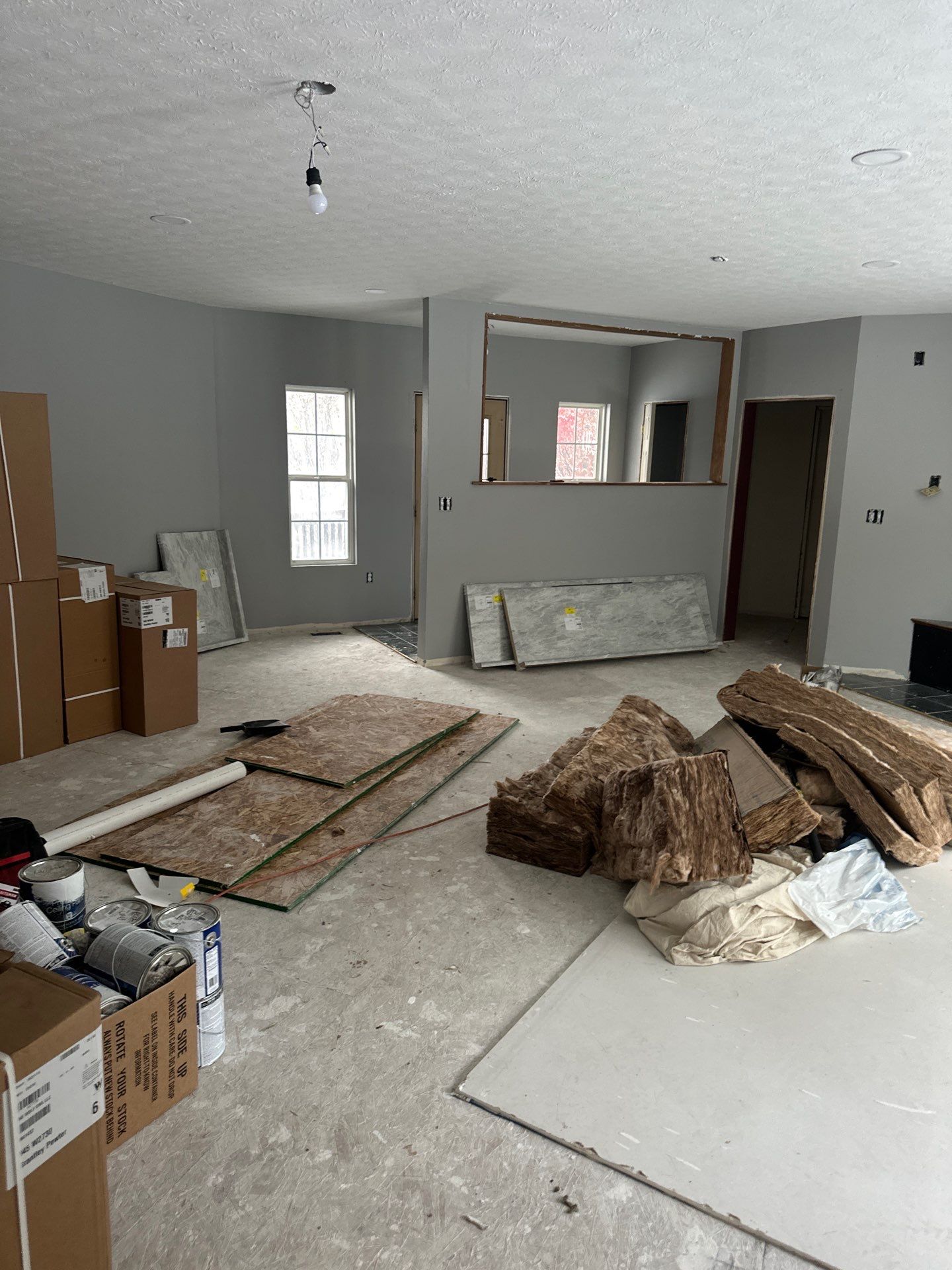 Fire in Boston Indiana by Trident Restoration, Inc