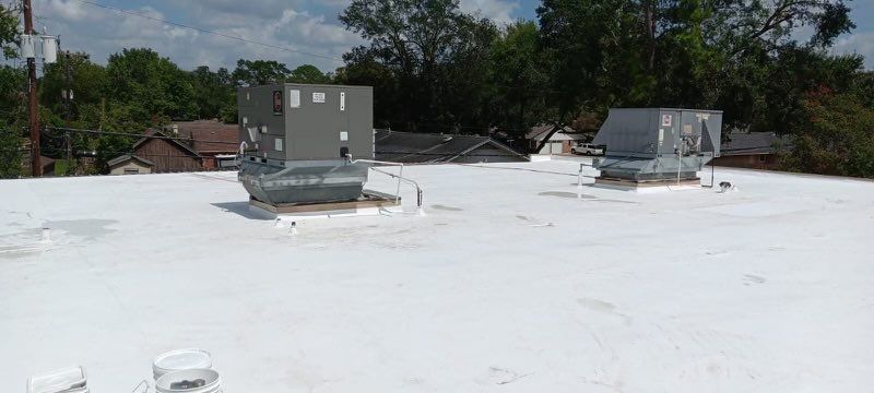 Commercial Roofing Installation using TPO by Core Four Roofing