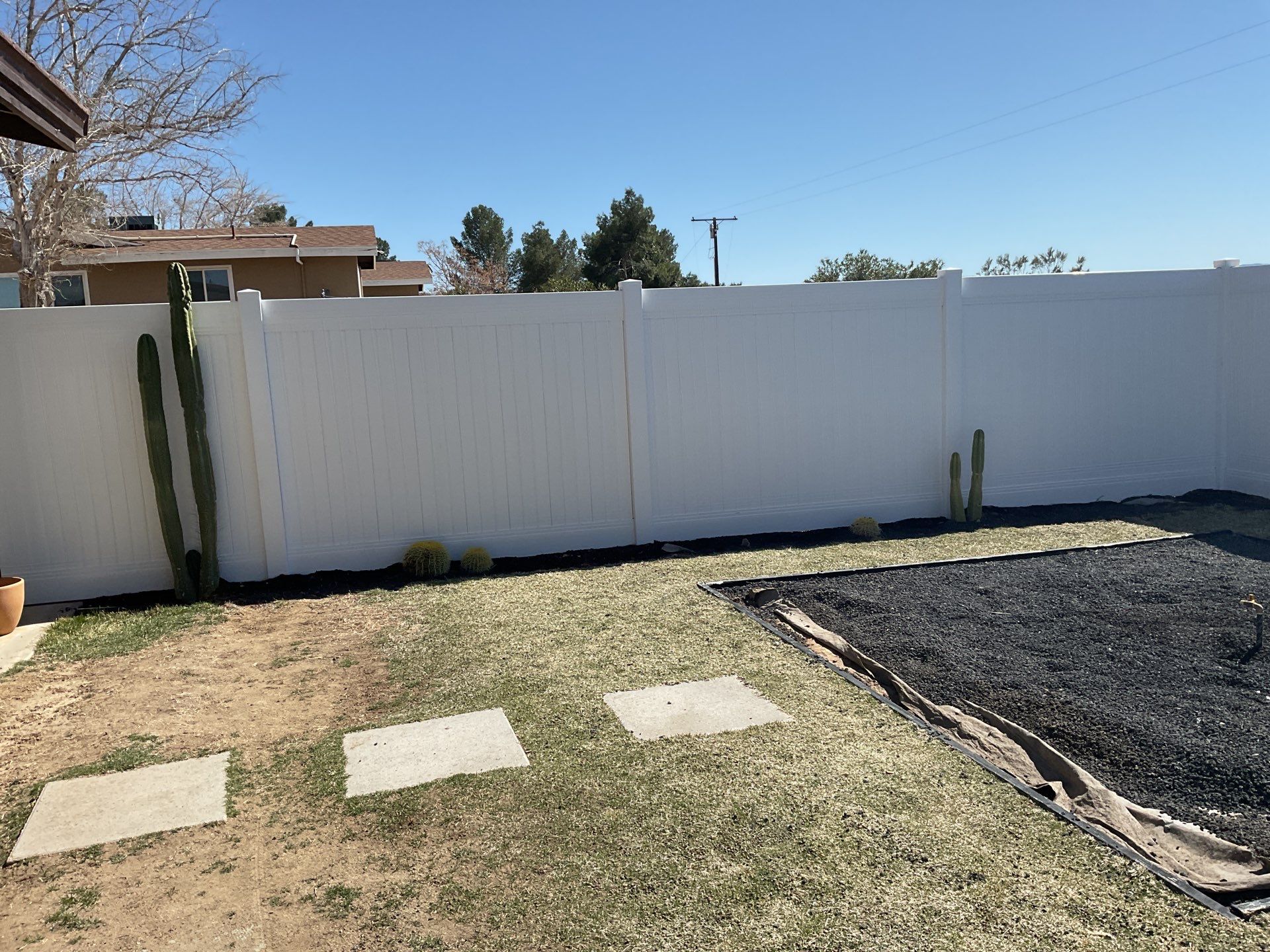 Fence Installation using Vinyl by Fence Guys Inc.