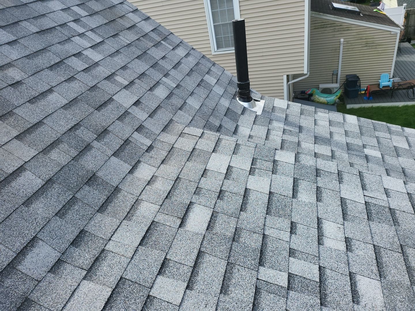 Residential Roofing Installation using Owens Corning TruDefinition Sierra Gray by A Plus Exterior