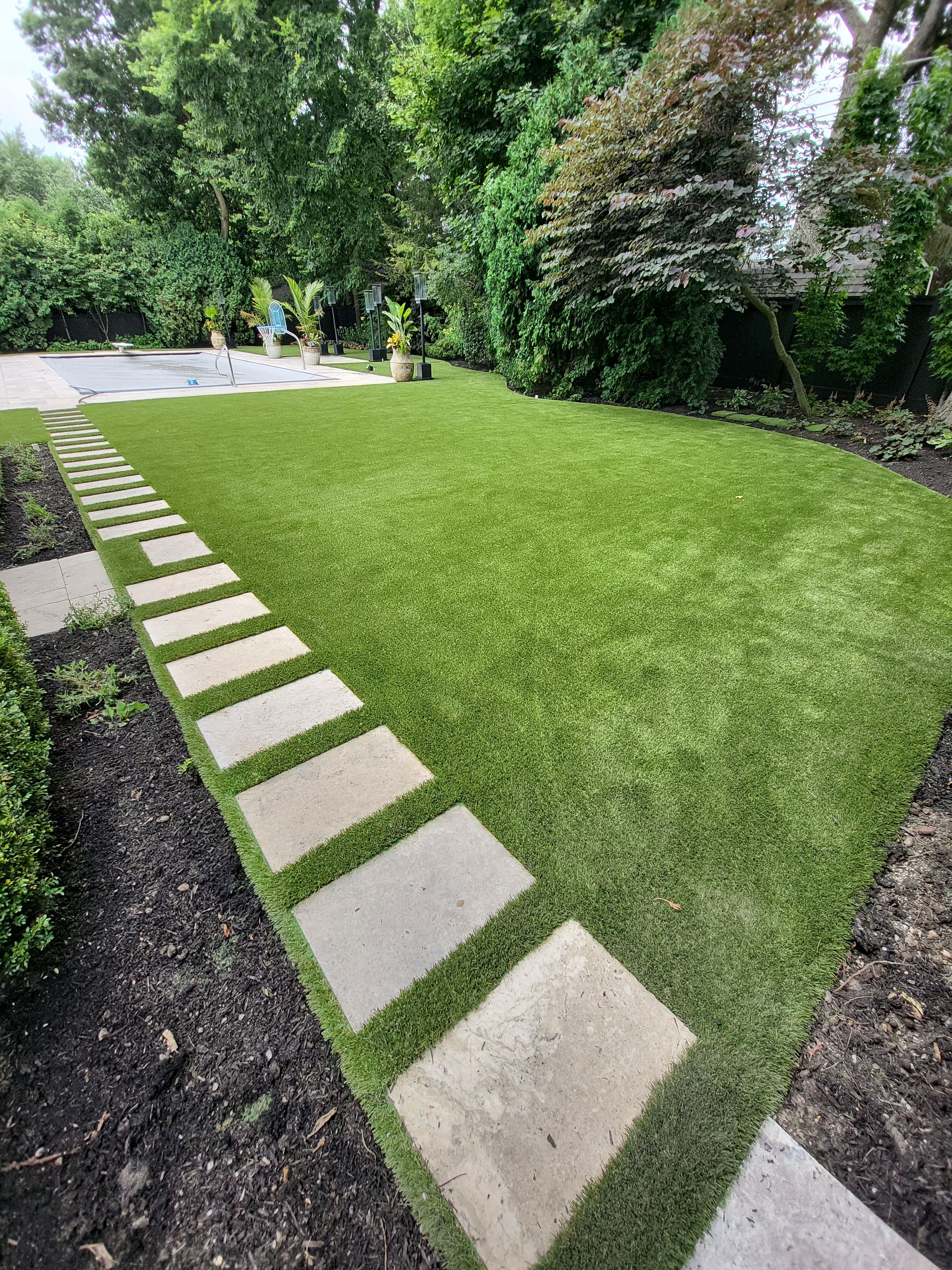 Upper Arlington Full Backyard Transformation by Southwest Greens Midwest