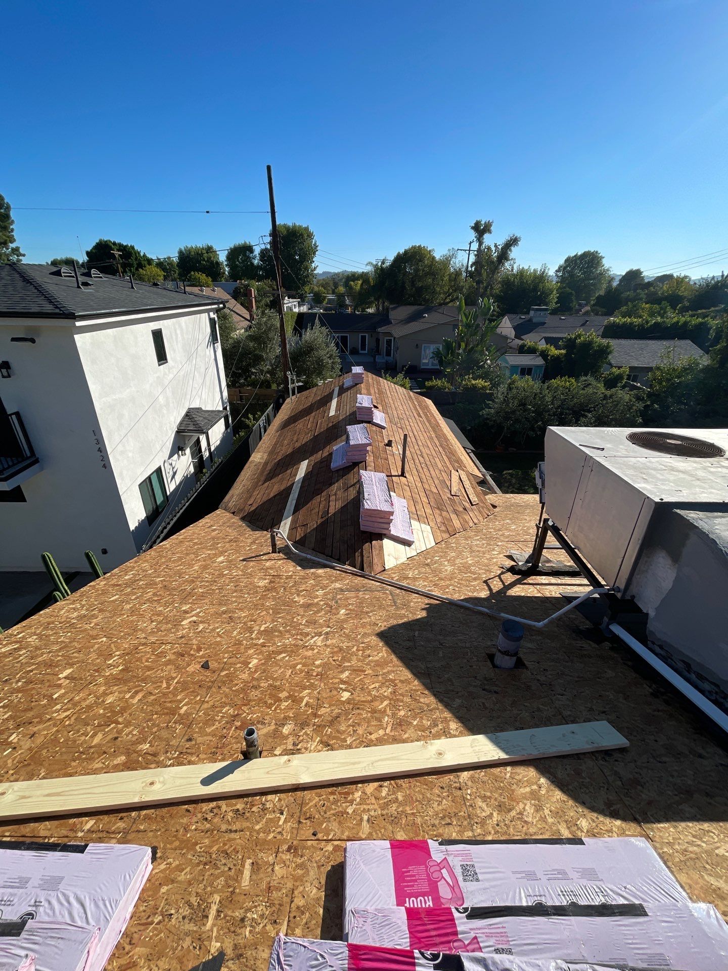 Partial reroof - Residential Project in LA by Hull Brothers Roofing