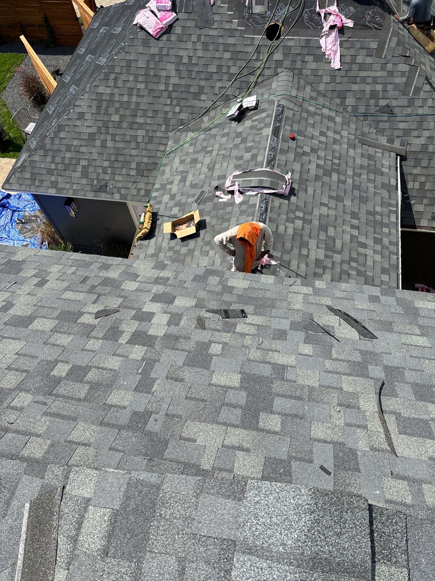 Residential Roofing Repair using Owen's Corning Duration (Lifetime) Shingles by Roof Repair Company