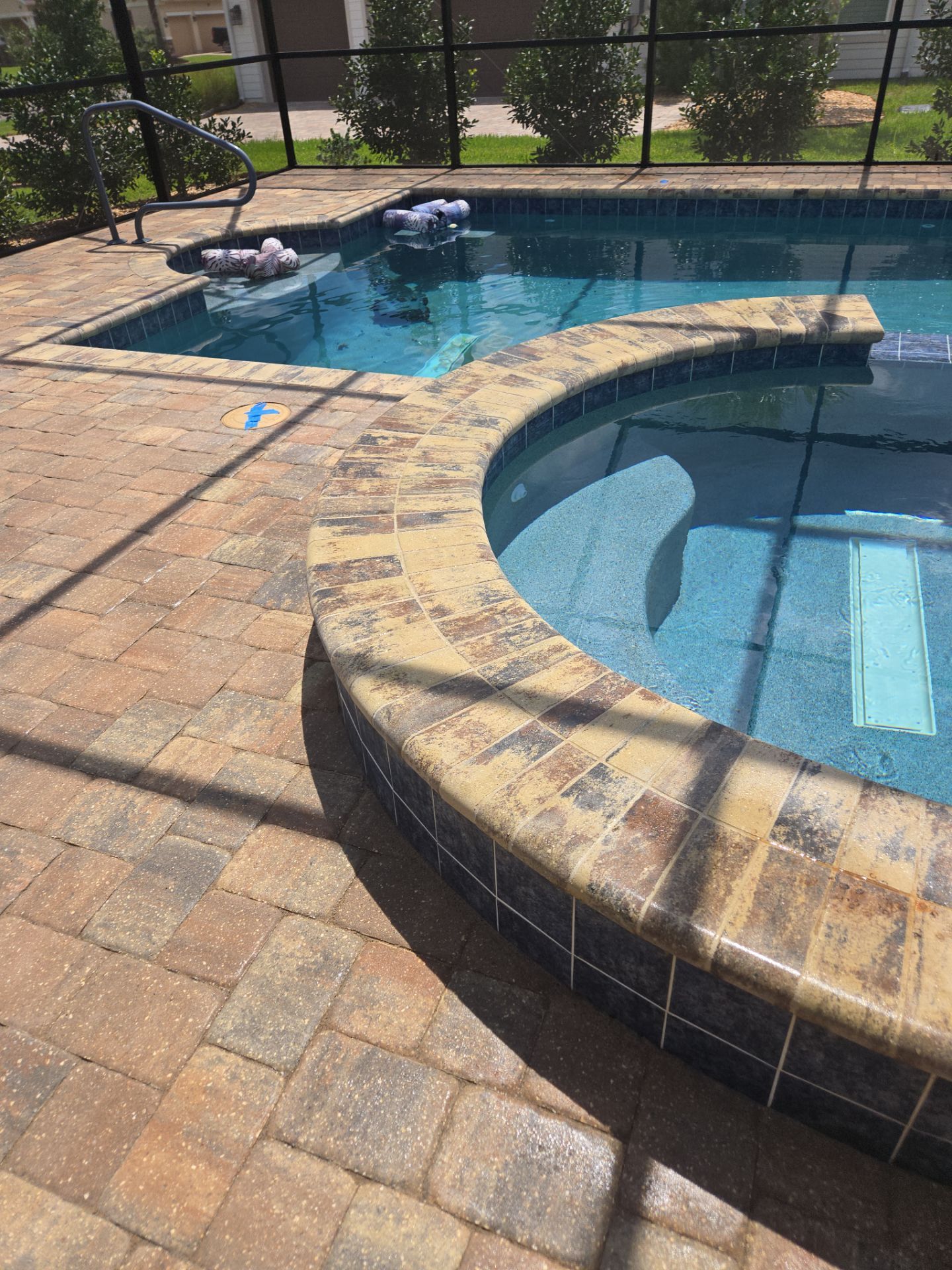 Pool Pavers using Concrete Sealant by DuraSeal