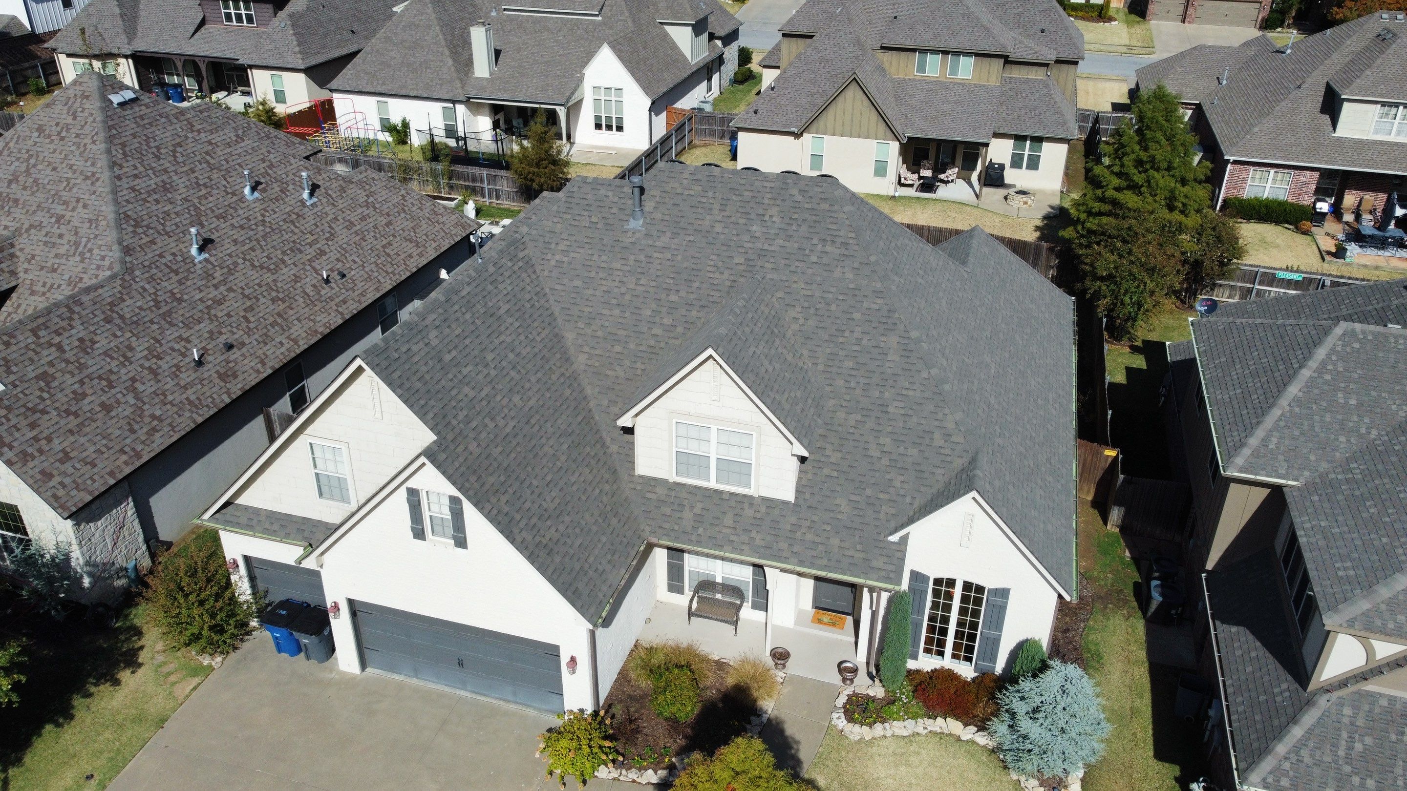Residential Roof Replacement using Malarkey Vista (Weathered Wood) by Sentry Roofing