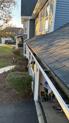 Turtle Shell gutter protection installation in Lisle, IL 60532, photograph 2